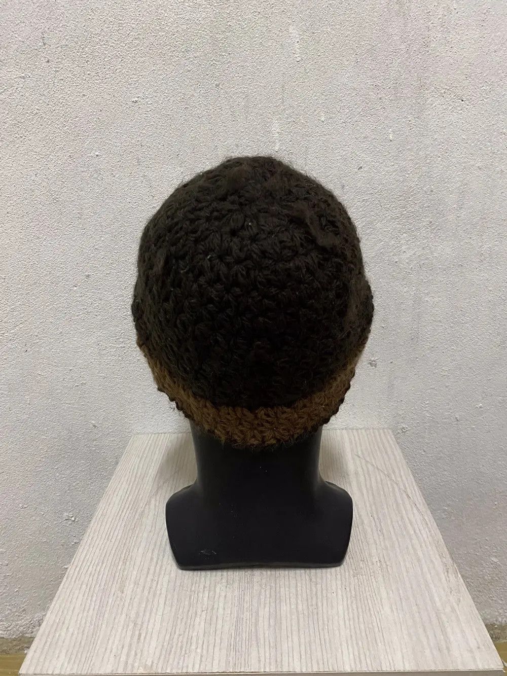 Vintage Japanese Brand Knit Beanie Hat Size ONE SIZE - 4 Thumbnail