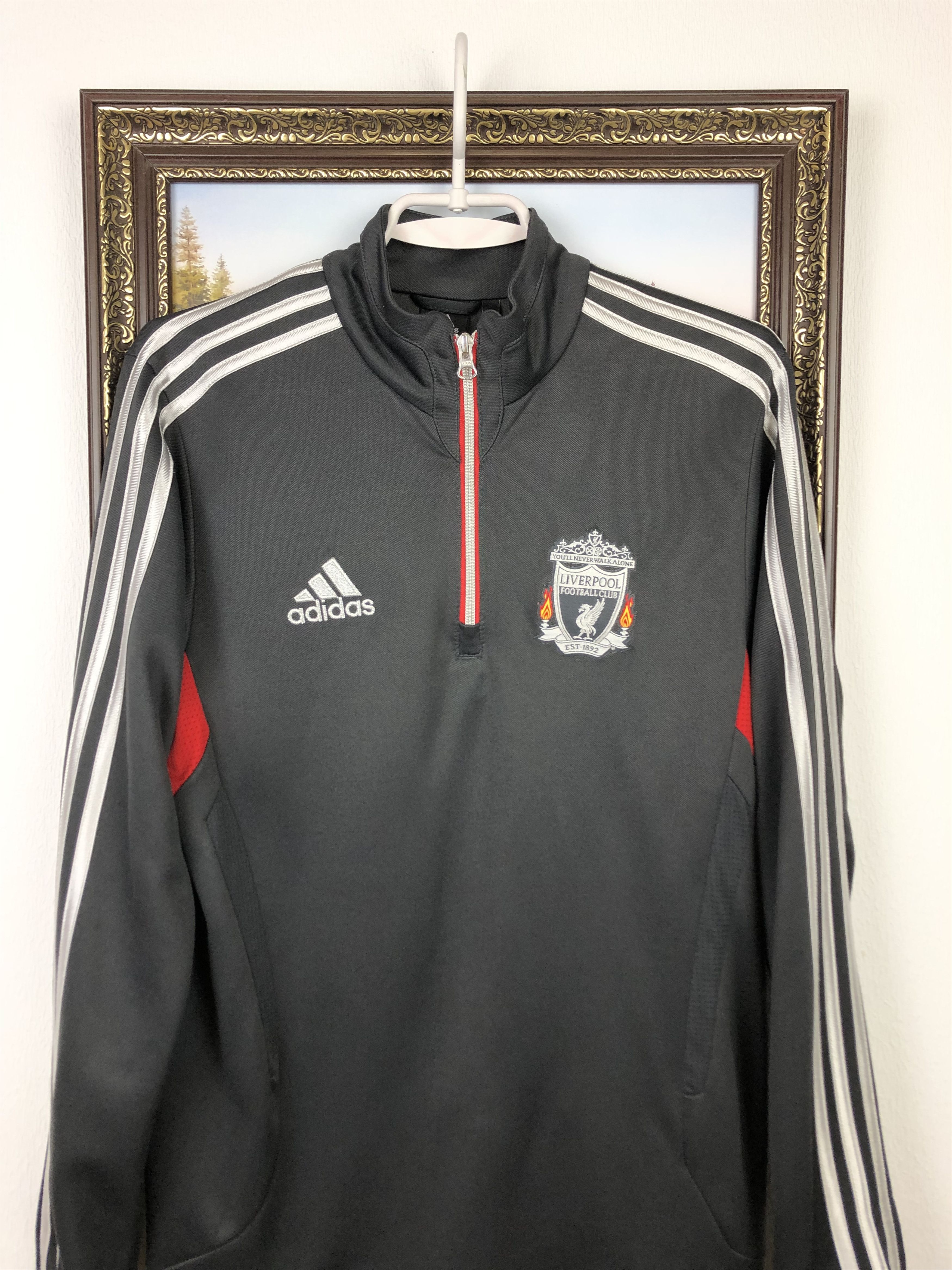 Adidas Vintage Liverpool Football Jacket Soccer Sweatshirt Track Size US S / EU 44-46 / 1 - 2 Thumbnail