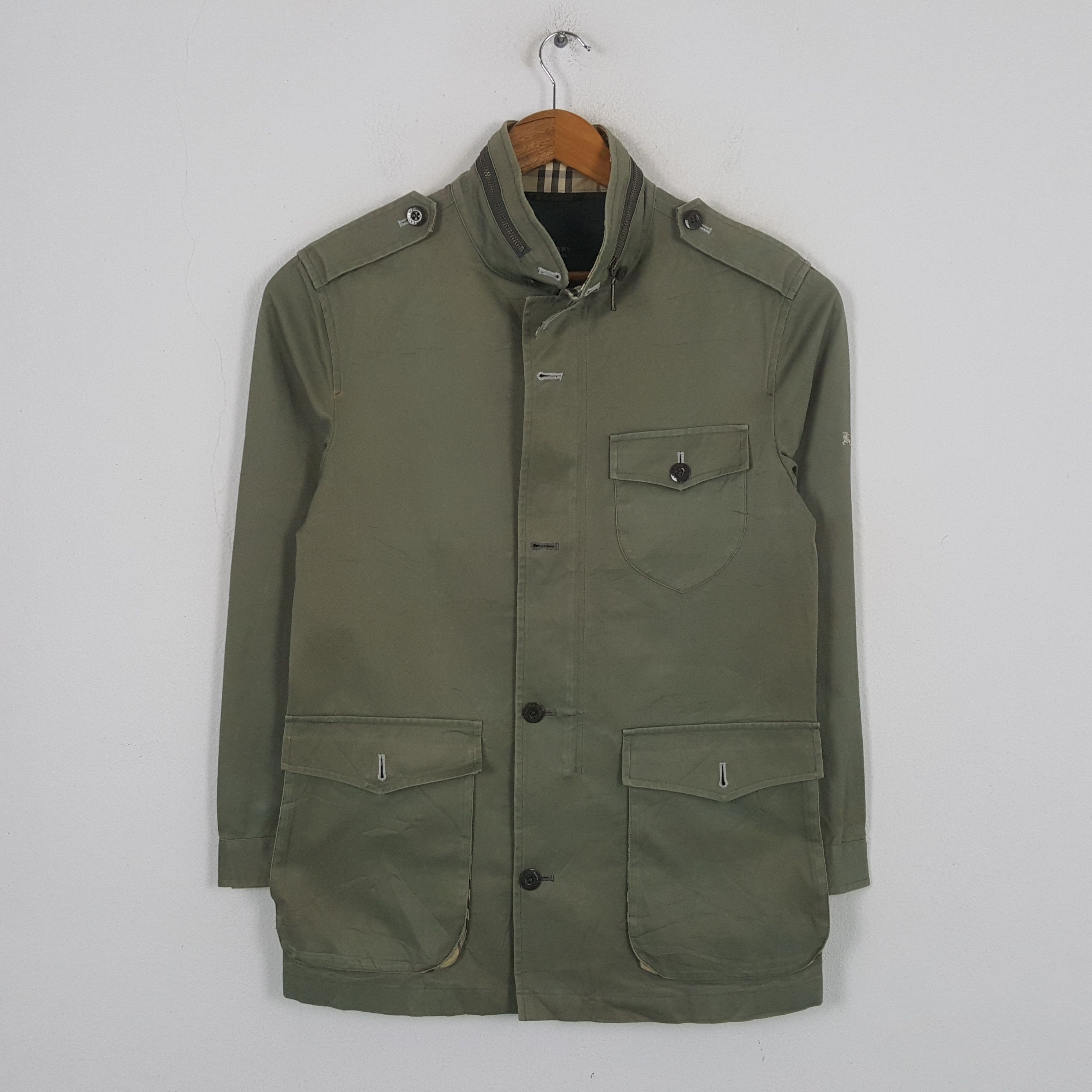 Black Label × Burberry × Vintage Vintage BURBERRY LONDON Fashion Brand Jacket C287N18 Size US S / EU 44-46 / 1 - 3 Thumbnail