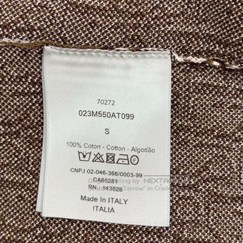 Dior Dior Brown old flower full print cotton knitted coat Size US S / EU 44-46 / 1 - 7 Thumbnail