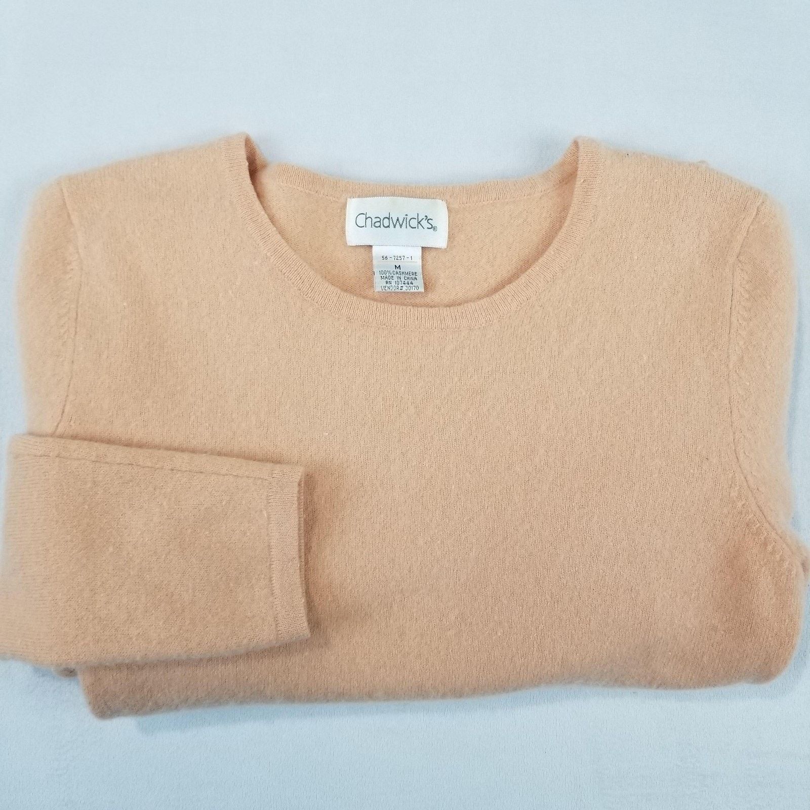 Other Chadwick's Sweater Womens Medium Beige 100% Cashmere Size M / US 6-8 / IT 42-44 - 5 Thumbnail
