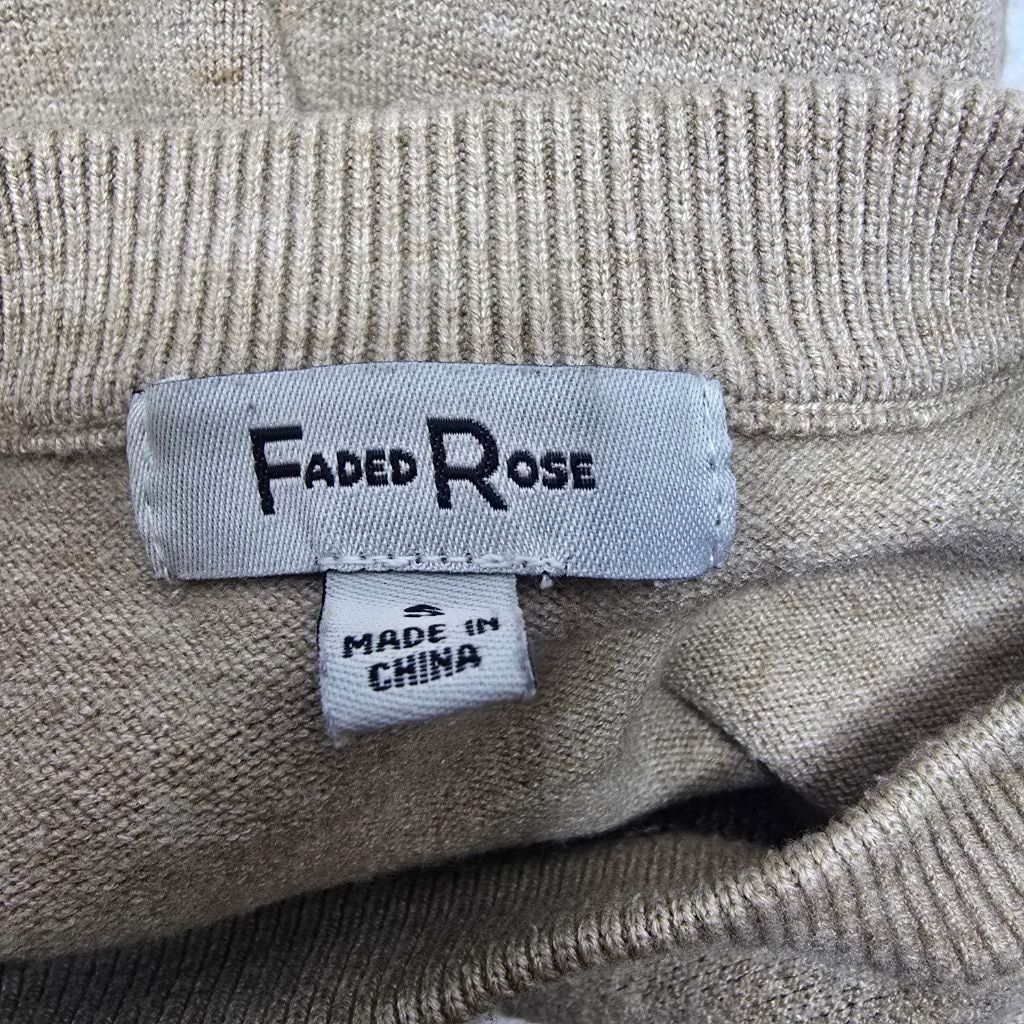 The Unbranded Brand Kids Faded Rose Beige Teddy Bear Crew Neck Sweater S Size S / US 4 / IT 40 - 6 Thumbnail