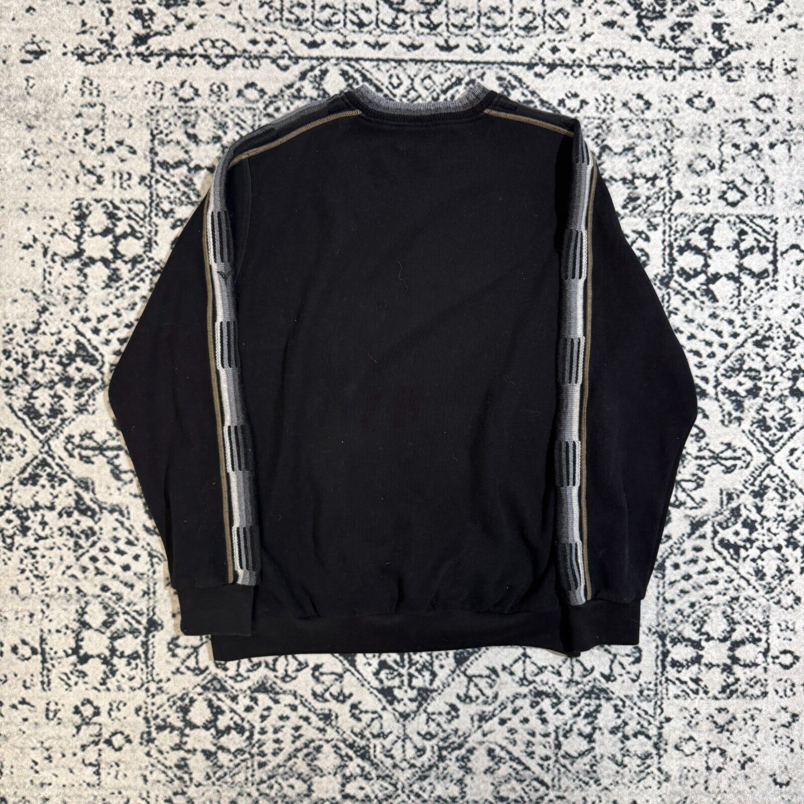 Carlo Colucci × Vintage Vintage Carlo Colucci Unisex Black Cotton Sweater Size XL Size US XL / EU 56 / 4 - 8 Thumbnail