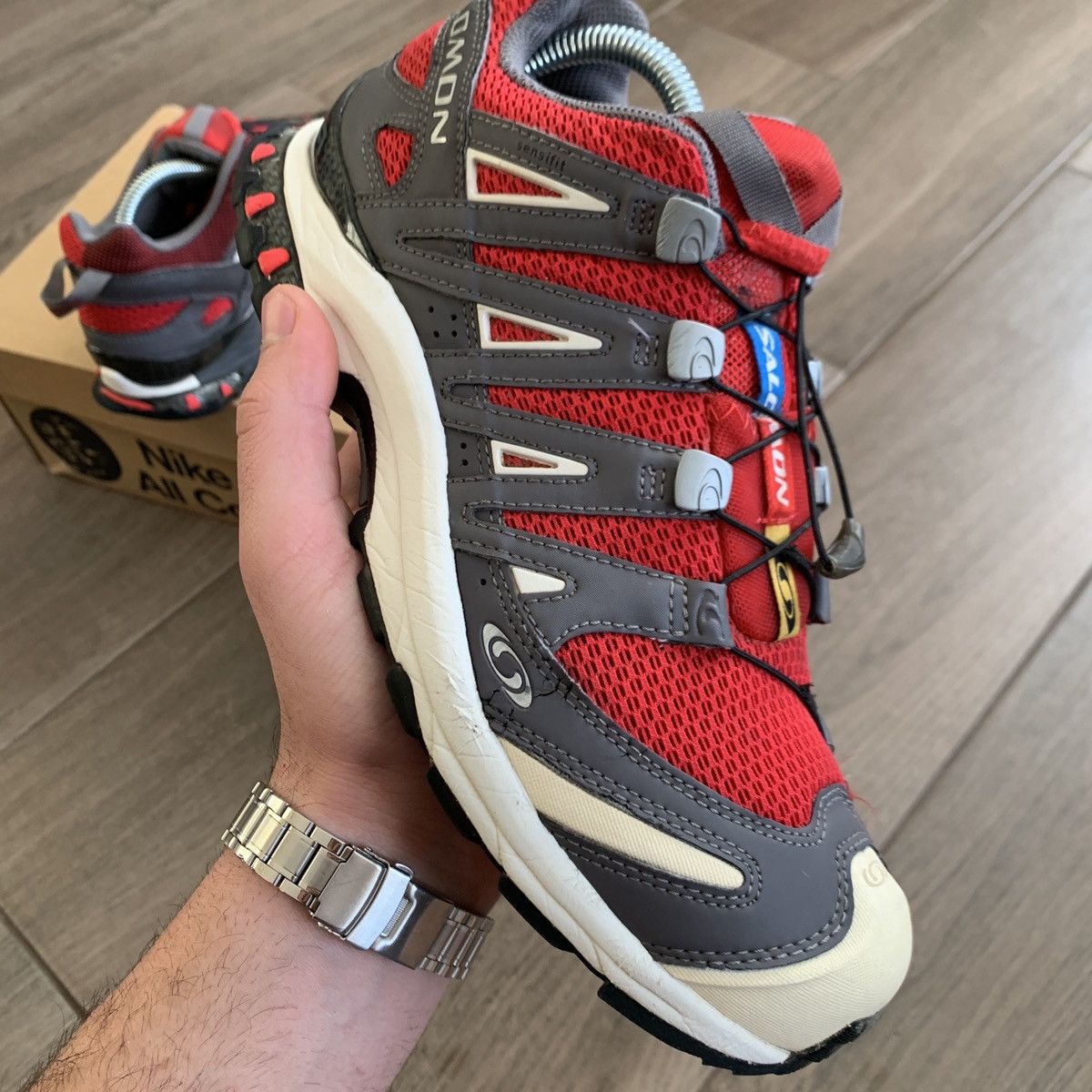 vintage Salomon Techamphibian hiking sneakers