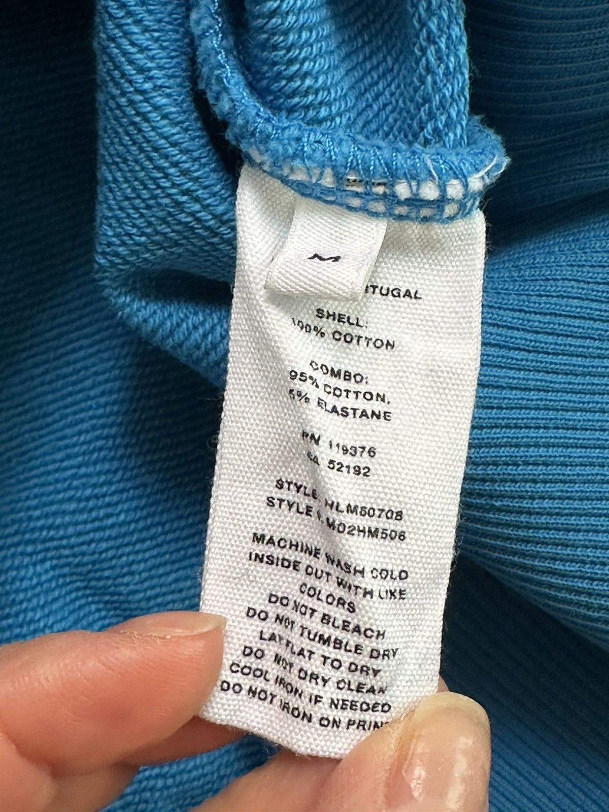 Helmut Lang Helmut Lang Knots Lifeguard Hoodie Blue Graphic Size US M / EU 48-50 / 2 - 4 Thumbnail
