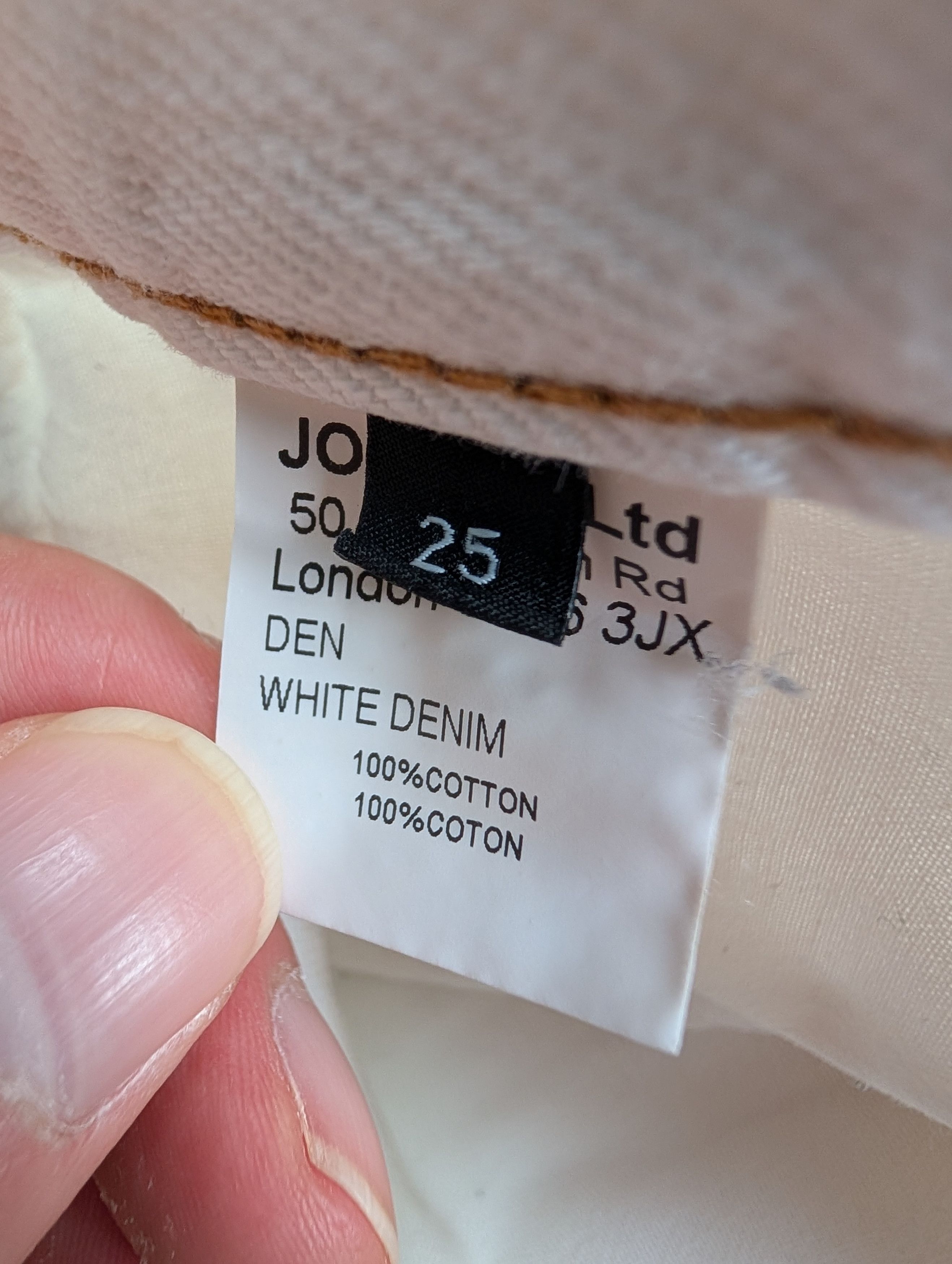 Joseph Joseph White Button-Fly Jeans Size 25" / US 0 / IT 36 - 10 Thumbnail