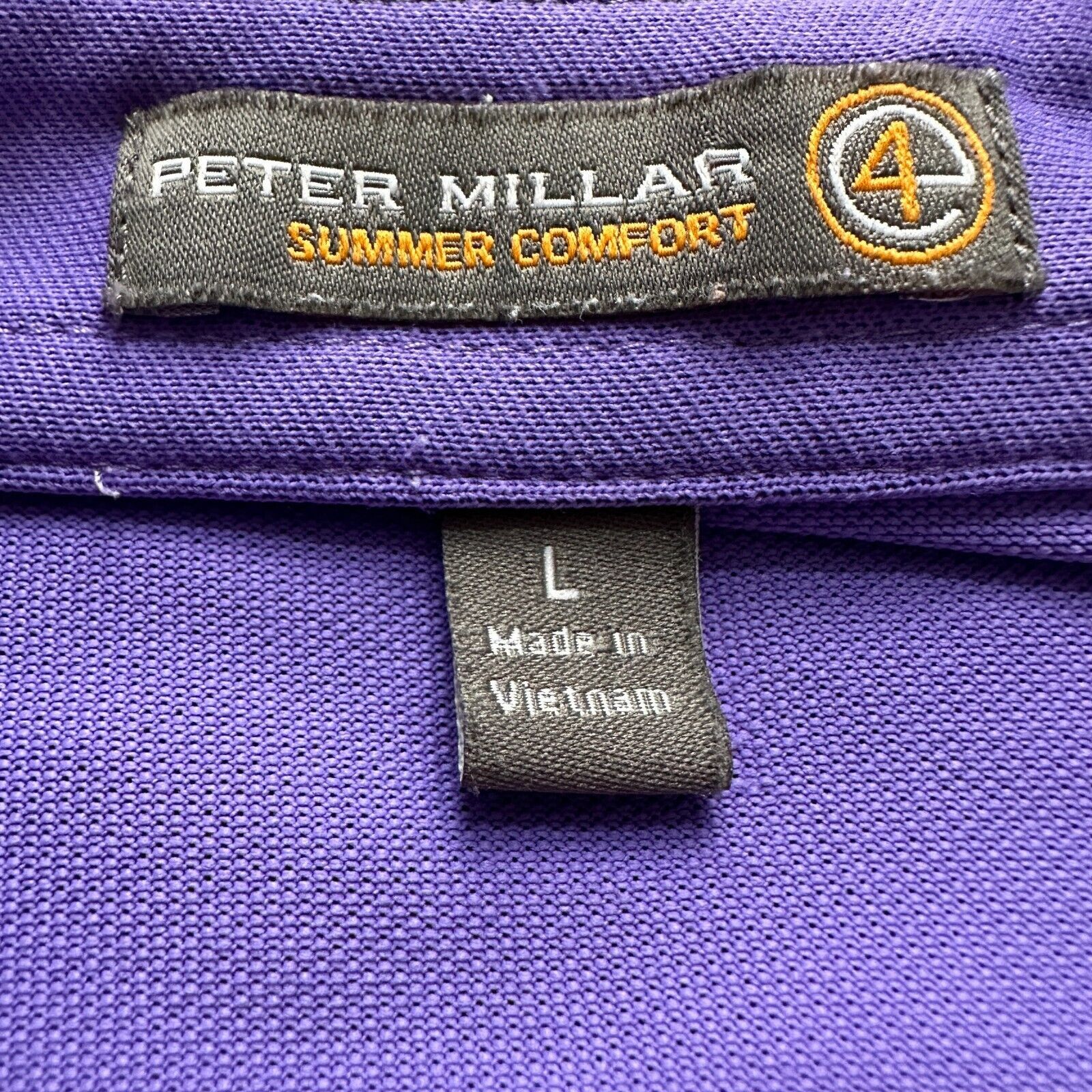 Peter Millar Peter Millar Summer Polo Shirt Men's Large Purple Dinosaur Size US L / EU 52-54 / 3 - 5 Thumbnail