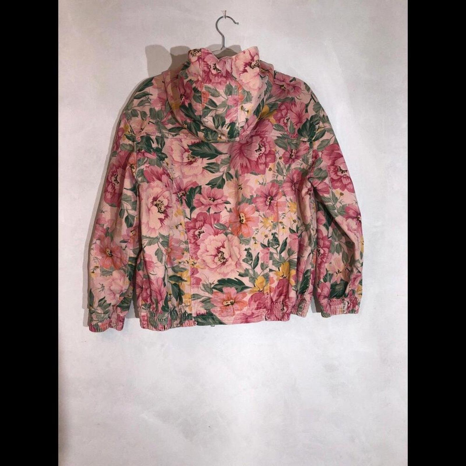 Urban Outfitters Jacket Floral denim hooded zip up jacket BDG Size M / US 6-8 / IT 42-44 - 3 Thumbnail