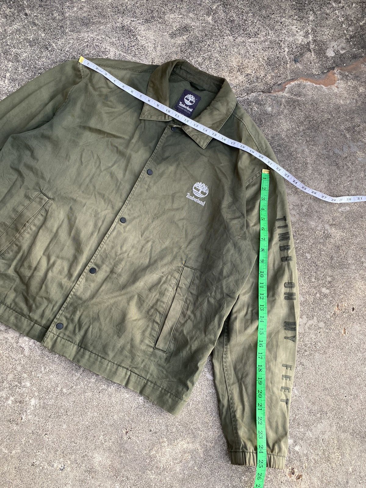 Timberland Vintage Sunfaded Timberland Streetwear Spellout Jacket Size US XL / EU 56 / 4 - 11 Thumbnail