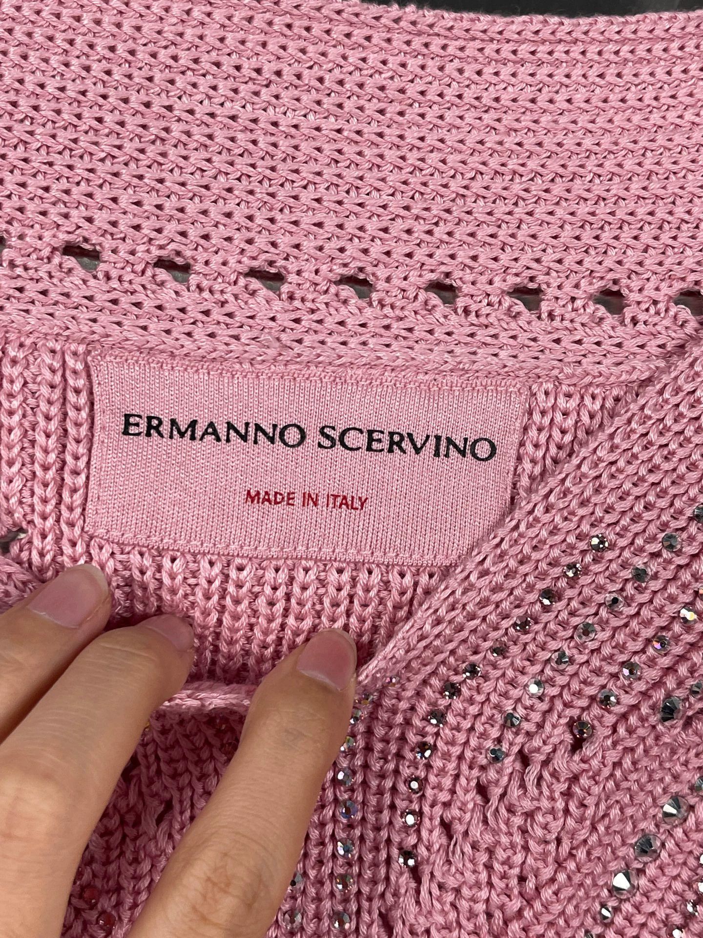 Ermanno Scervino Ermanno Scervino Crystal Sweater 42 New Size M / US 6-8 / IT 42-44 - 7 Thumbnail