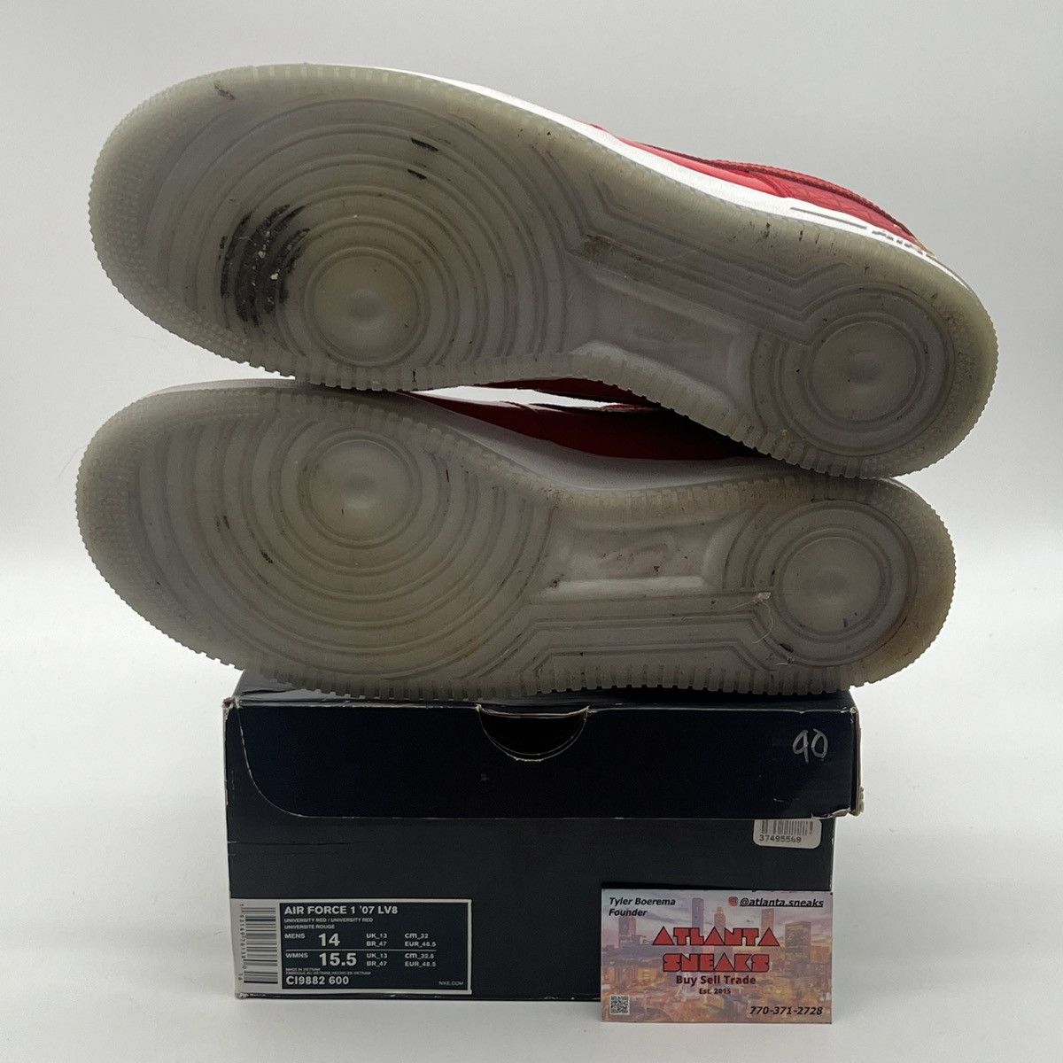 Nike Air Force 1 low 1989 nba finals Size US 14 / EU 47 - 7 Thumbnail