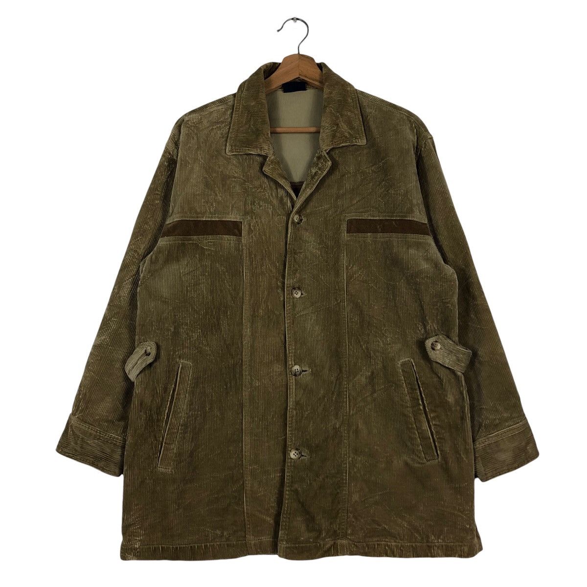 Big John 🔥Vintage Biker Jacket Corduroy Big John Big Pocket Size US L / EU 52-54 / 3 - 1 Thumbnail