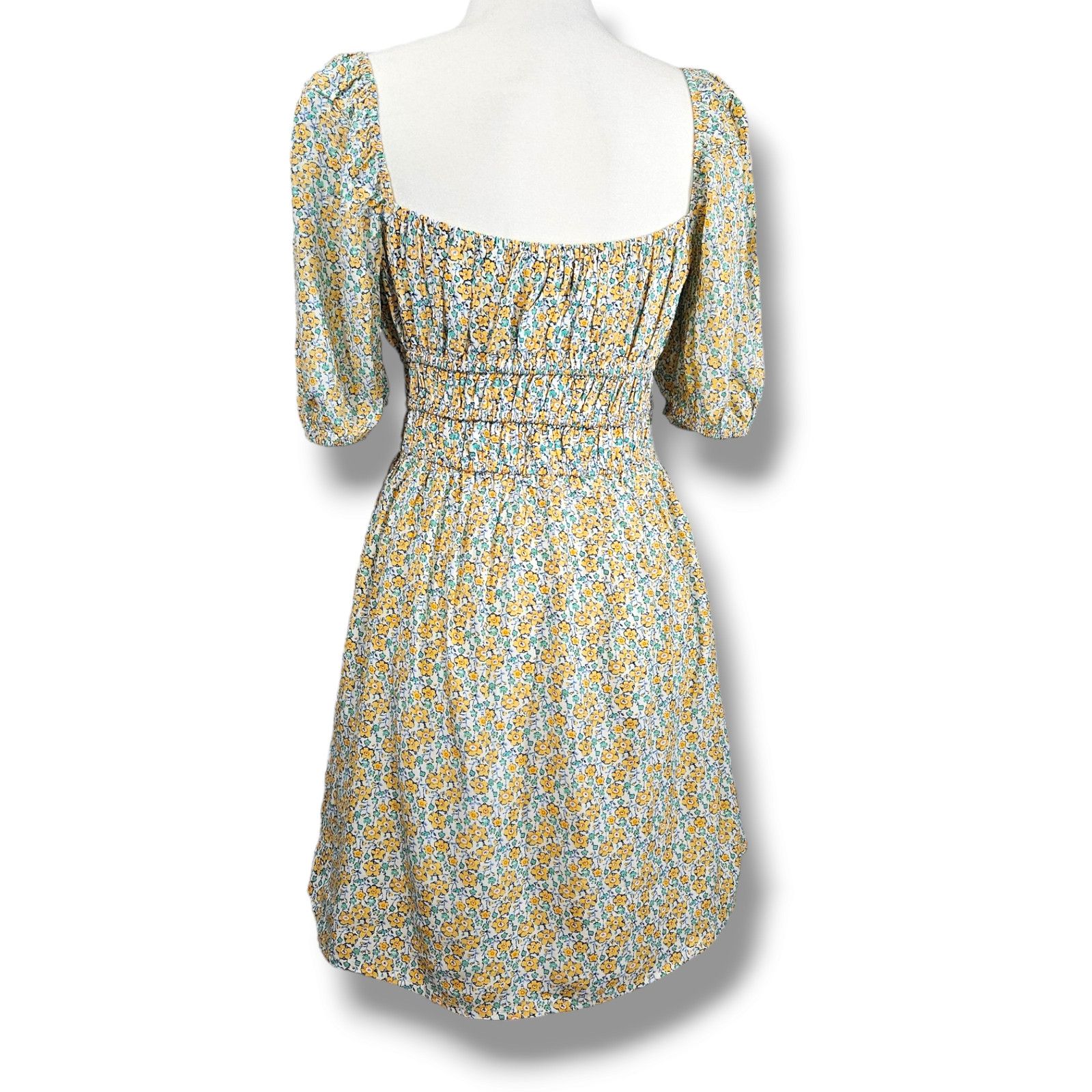 FAITHFULL NWT Faithfull the Brand Sylvie Floral Mini Dress Sz. 2 White Size XS / US 0-2 / IT 36-38 - 5 Thumbnail
