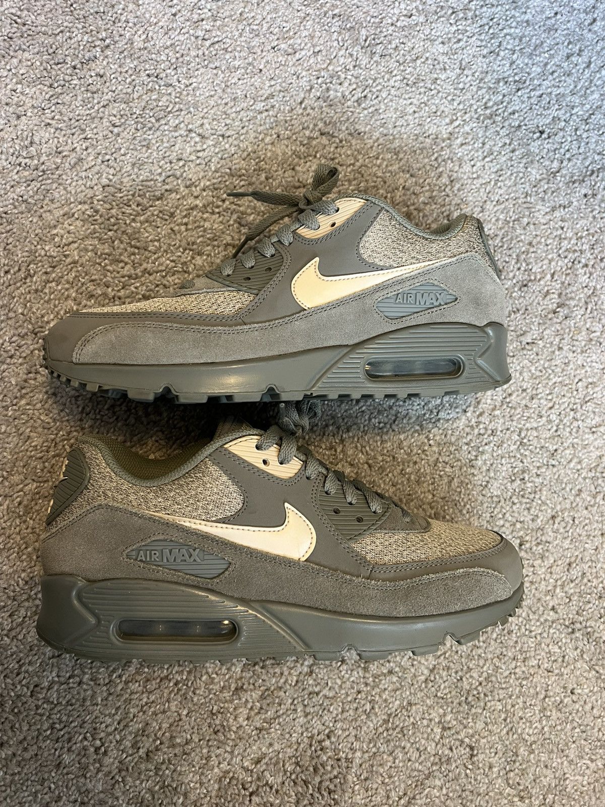 Nike Nike Air Max 90 Premium “Neutral Olive Size US 9 / EU 42 - 3 Thumbnail