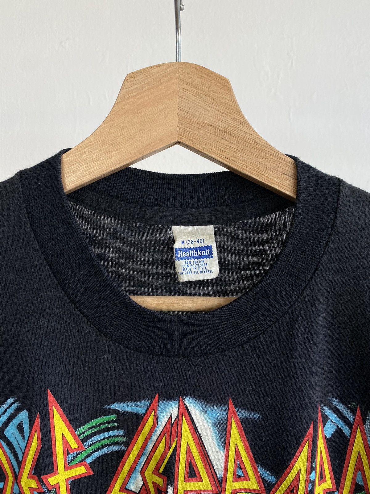 Band Tees × Def Leppard × Vintage Vintage 1987 Def Leppard Hysteria tour band tee Size US M / EU 48-50 / 2 - 5 Thumbnail