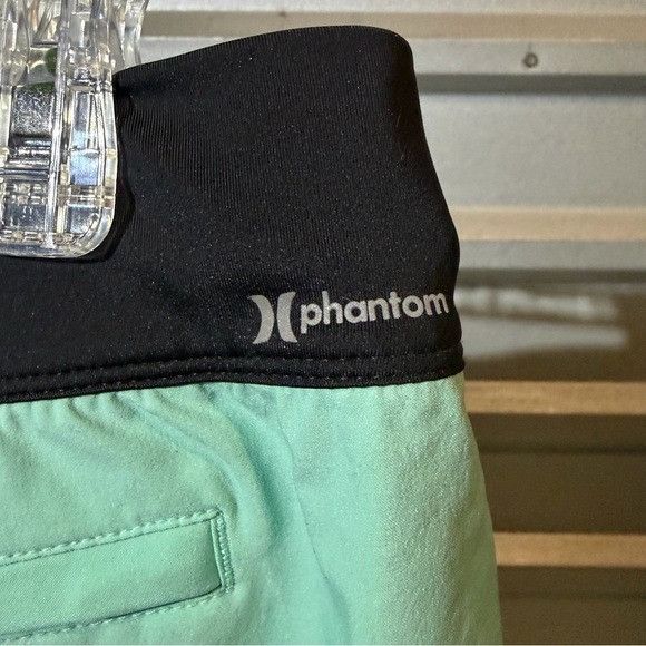 Hurley Hurley Phantom Women's Aqua and Black Athletic Shorts Size 28" / US 6 / IT 42 - 4 Thumbnail