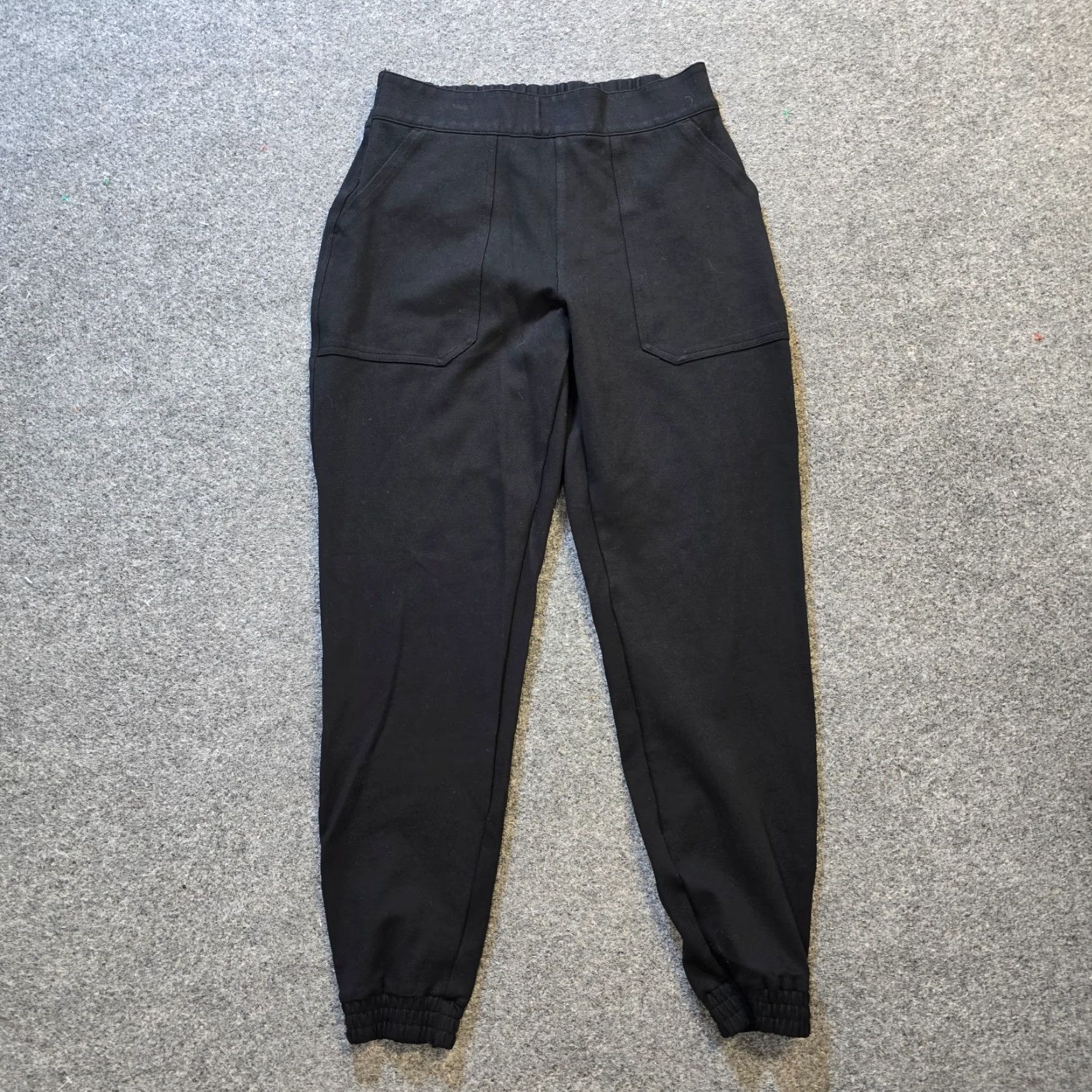 Spanx Spanx Pants Womens Medium Black Joggers Sweatpants Pockets Casual Lounge Size 32" / US 10 / IT 46 - 2 Thumbnail