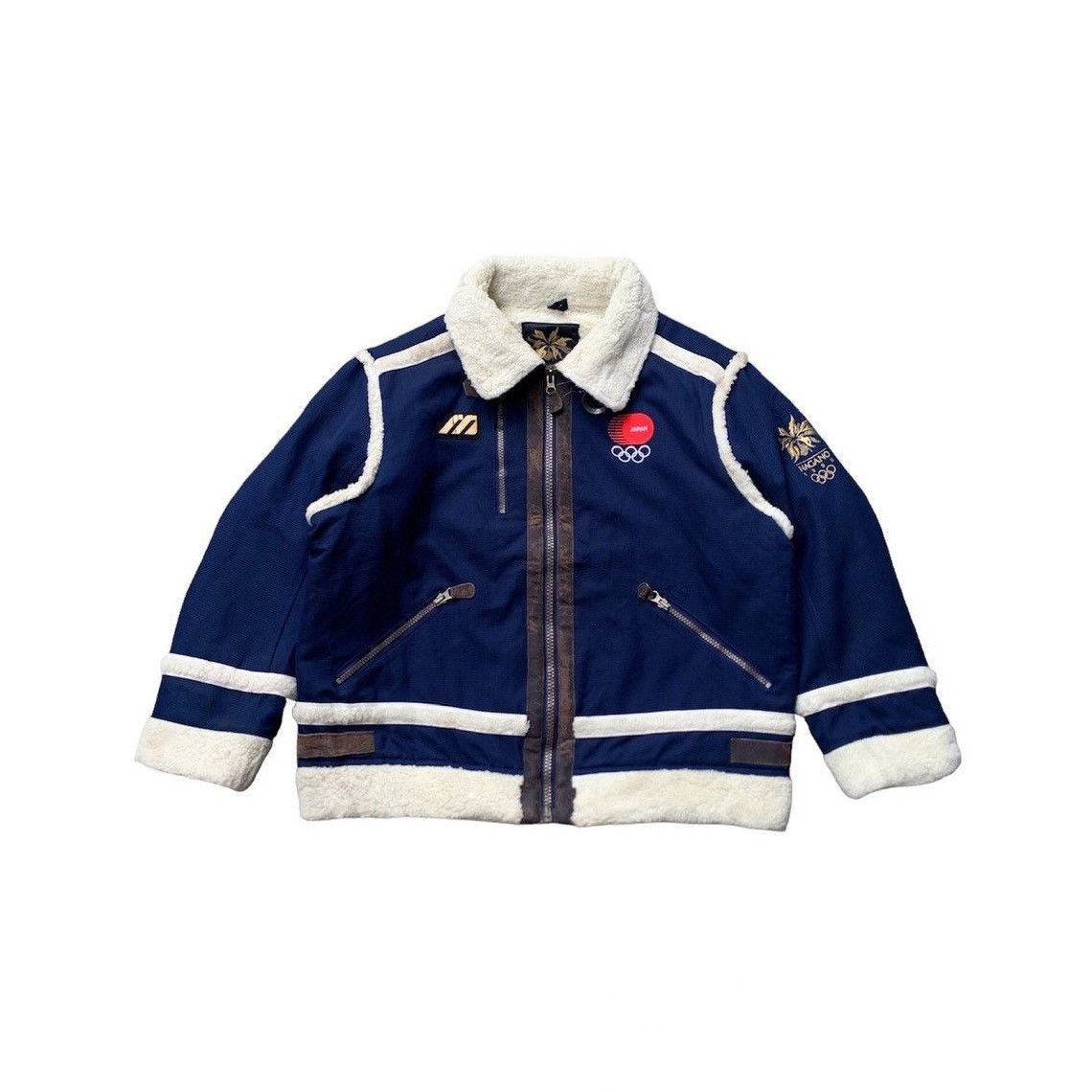Mizuno Vintage 1998 Mizuno Nagano Olympic Sherpa Jacket Japan Size US S / EU 44-46 / 1 - 3 Thumbnail