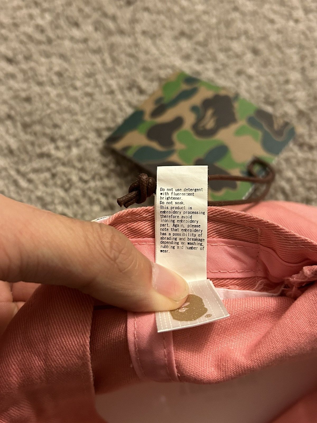 Bape BAPE Tiger Shark Face PONR Dad Hat Size ONE SIZE - 12 Thumbnail