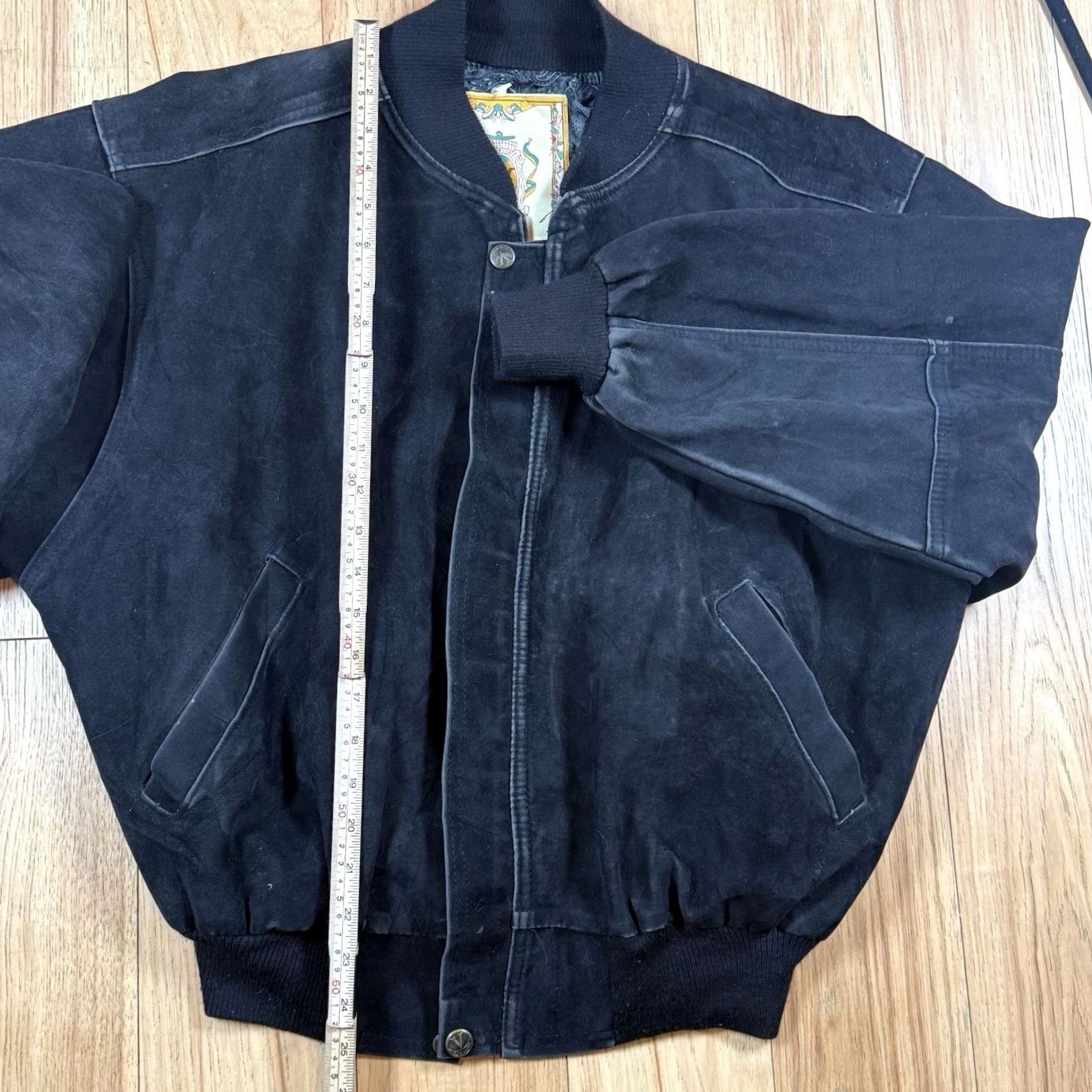 Vintage VINTAGE Alta Moda Brown Suede Bomber Jacket Mens Large Italian Made Western 80s Mens Black Suede Bomber Jacket VTG Moda Western 80s Italy L Size US L / EU 52-54 / 3 - 6 Thumbnail
