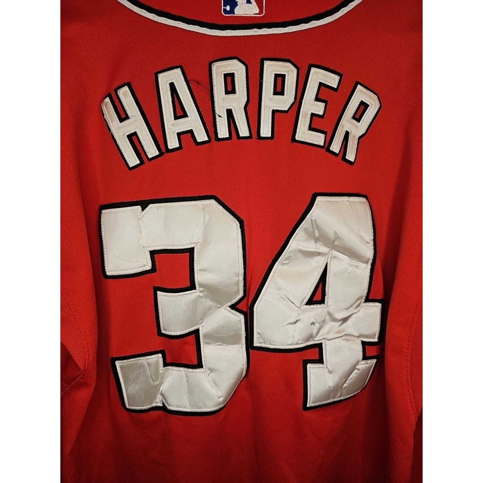 Majestic Majestic Bryce Harper Washington Nationals Jersey Sz 50 MLB Size US XXL / EU 58 / 5 - 8 Thumbnail