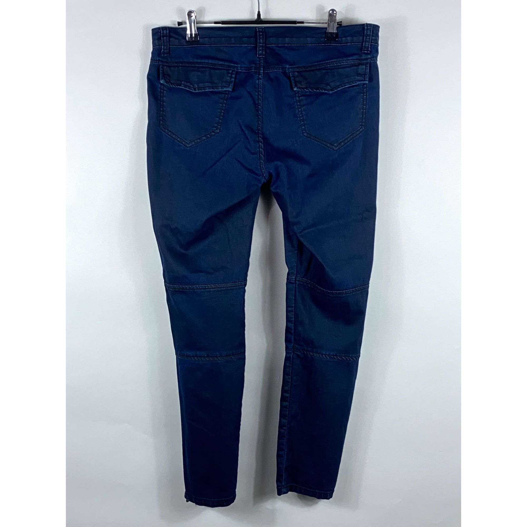 Other Jeans by Buffalo Double-Knee Ankle Zip Slim Fit Pants Blue 3 Size US 30 / EU 46 - 2 Thumbnail
