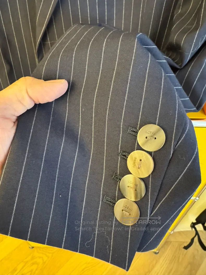Loewe Loewe Men's Striped Suit Size 46L - 5 Thumbnail