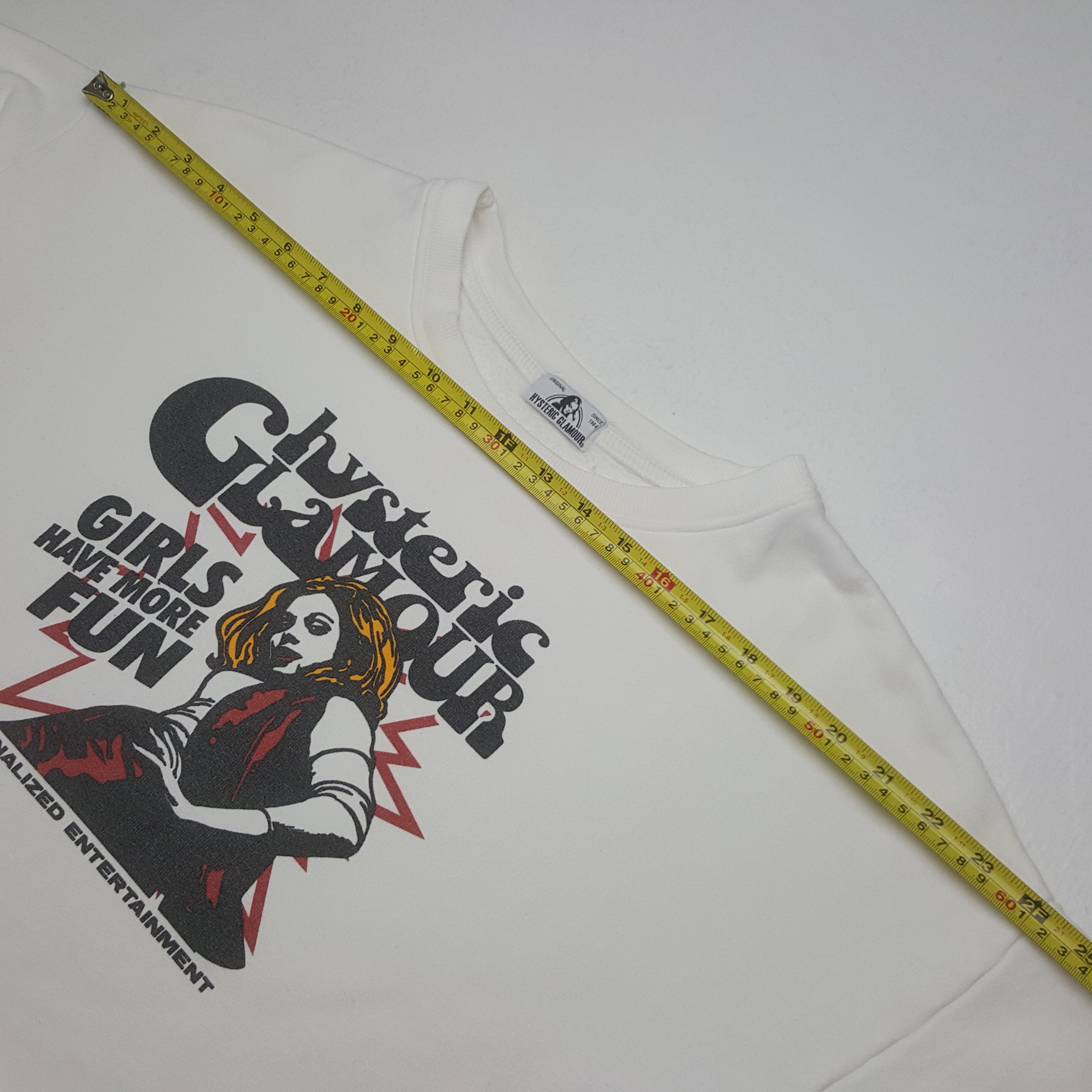Hysteric Glamour Vintage Hysteric Glamour Japanese Crop Sweatshirt C317N5 Size US M / EU 48-50 / 2 - 5 Thumbnail