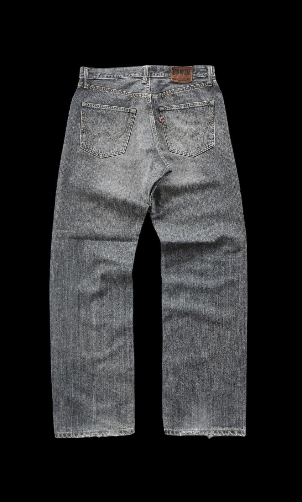 Edwin Edwin Rugged Distressed Denim Jeans (Size 33x43.5) Size US 33 - 4 Thumbnail