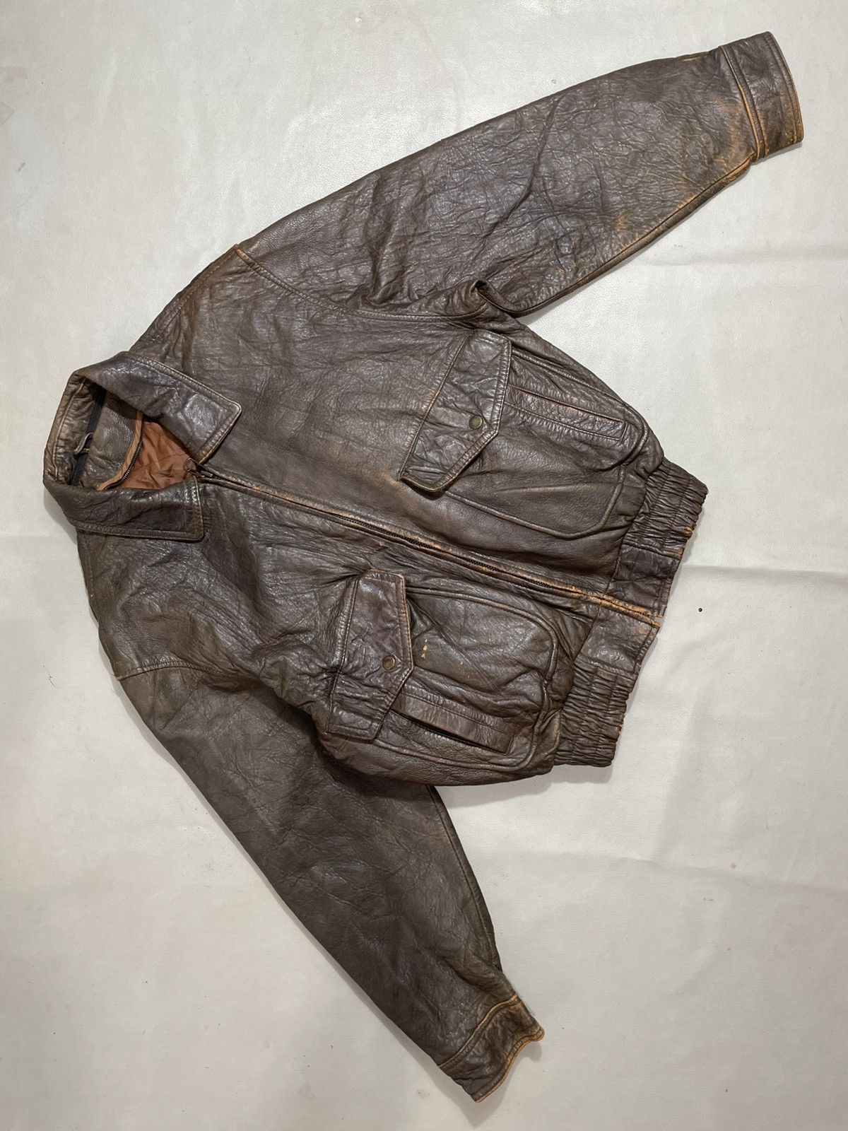 Issey Miyake Vintage Issey Miyake Design Leather Jacket D'homme A'Homme Size US M / EU 48-50 / 2 - 5 Thumbnail