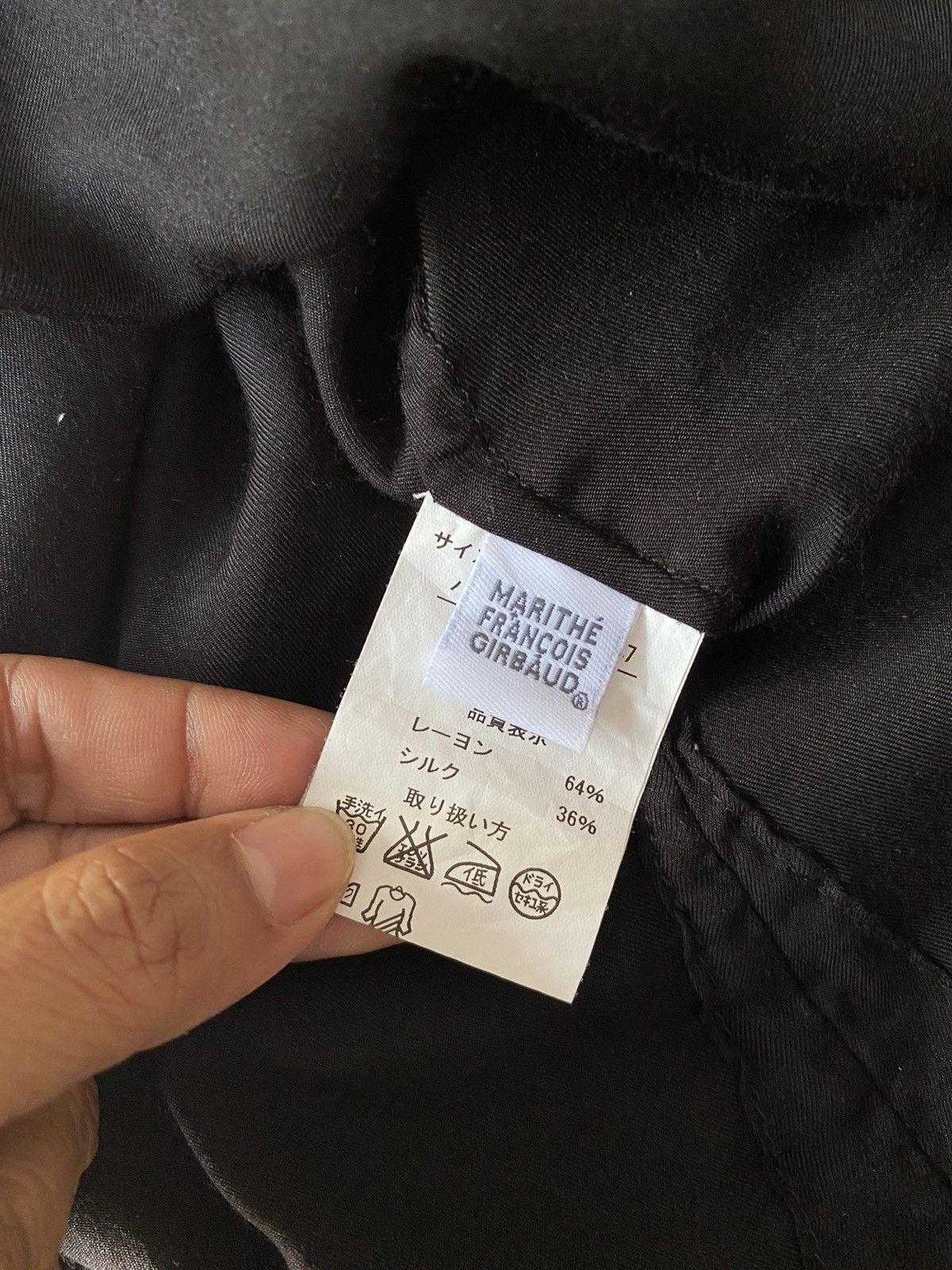 Marithe + Francois Girbaud MARITHE+ FRANÇOIS GIRBAUD Black Blouse Size M / US 6-8 / IT 42-44 - 4 Thumbnail