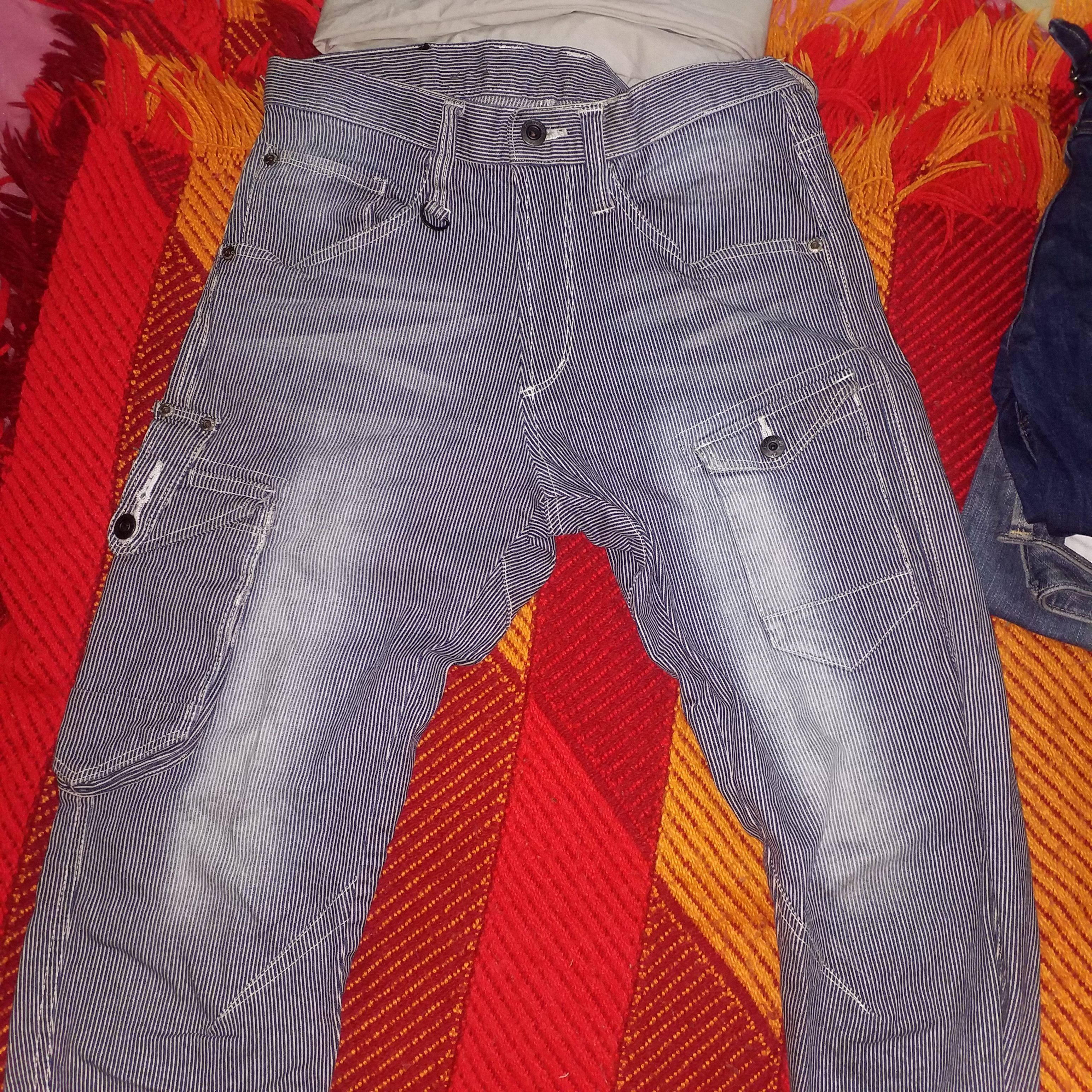 Japanese Brand ELASTIC CARGO DENIM PANT Size US 30 / EU 46 - 5 Thumbnail