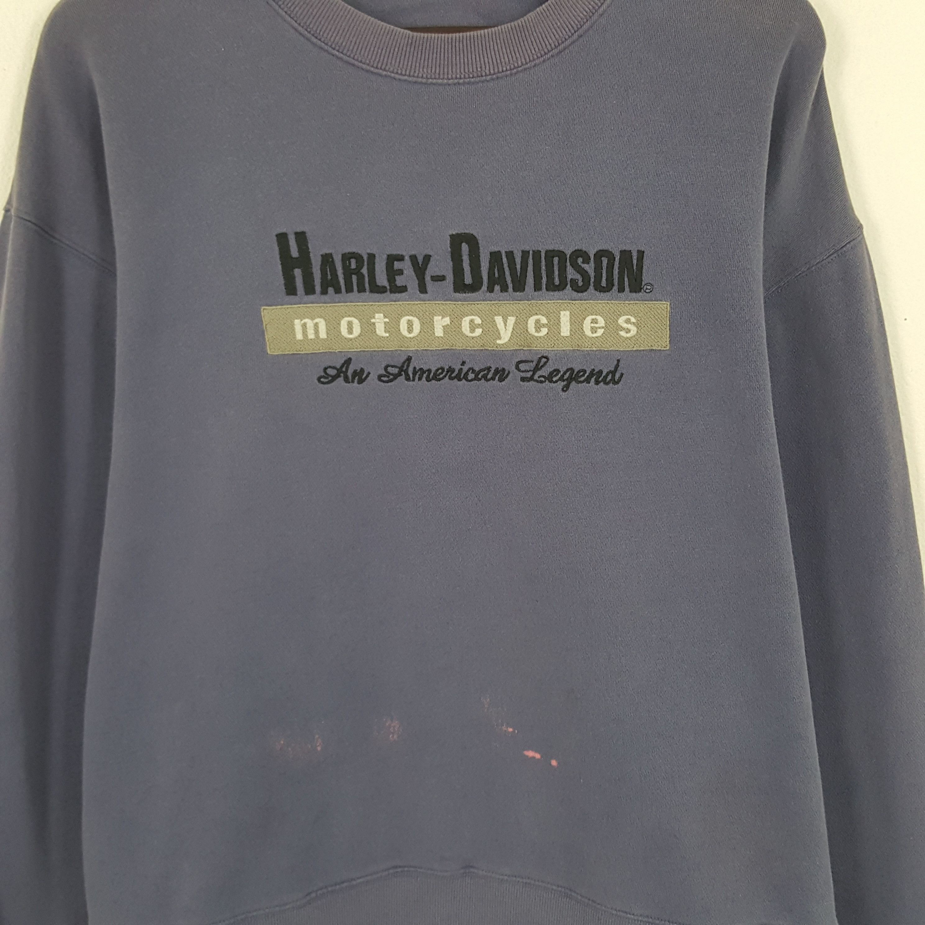 Harley Davidson × Vintage Vintage Harley Davidson Sweatshirt Size US XL / EU 56 / 4 - 2 Thumbnail