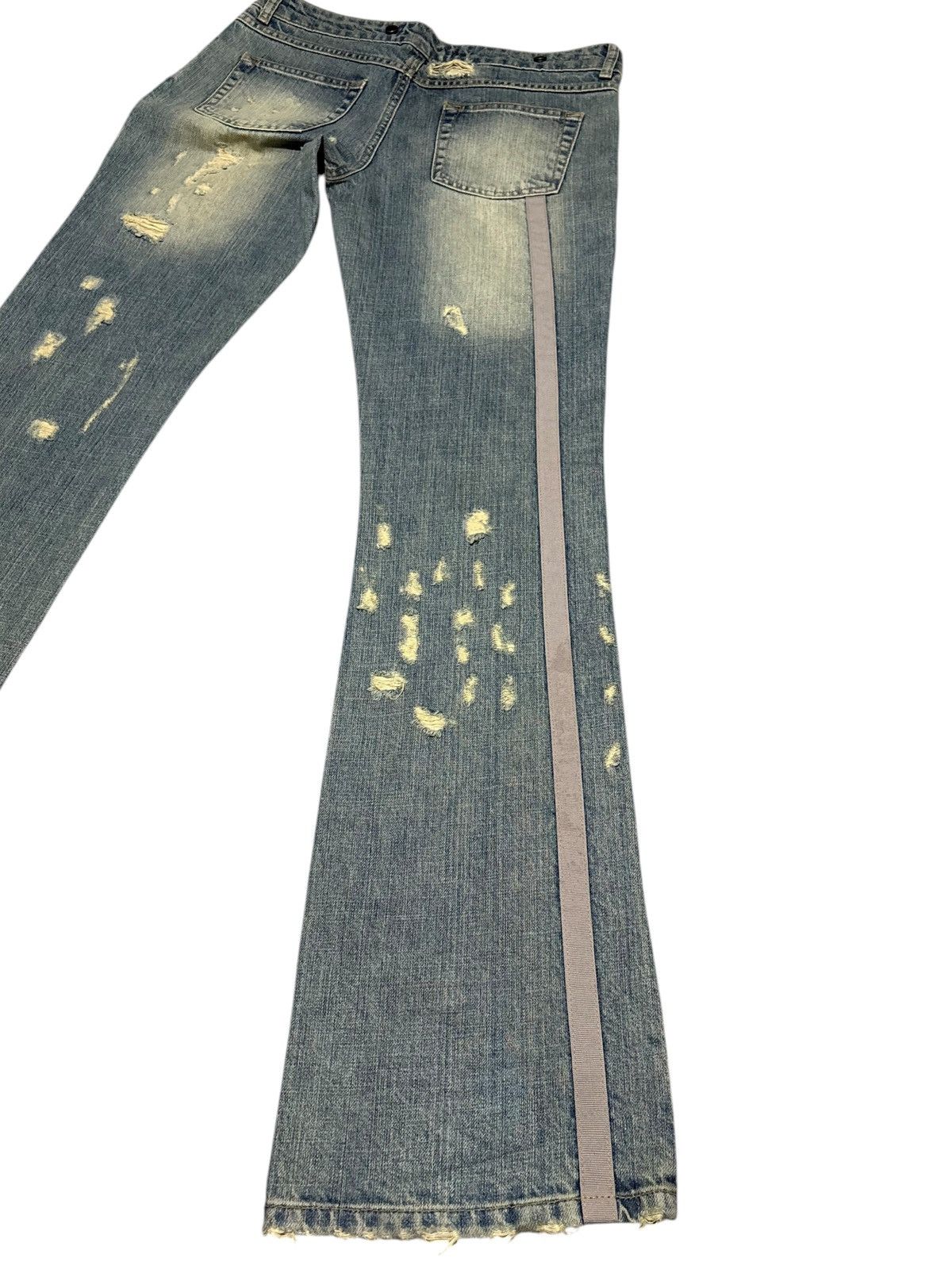 Roberto Cavalli 30 Vintage Cavalli Studded boot Jeans Denim flare sand wash Size US 30 / EU 46 - 3 Thumbnail