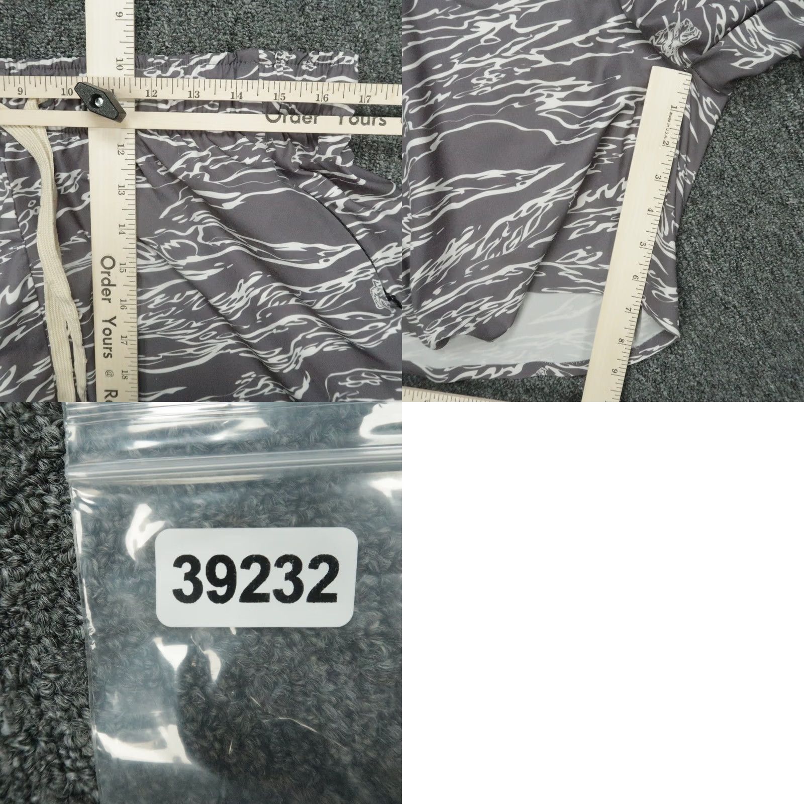 Darc Sport Darc Sport Shorts Mens XL Gray Camo Tiger Stripe Limited Edition Wolf Size US 36 / EU 52 - 8 Thumbnail