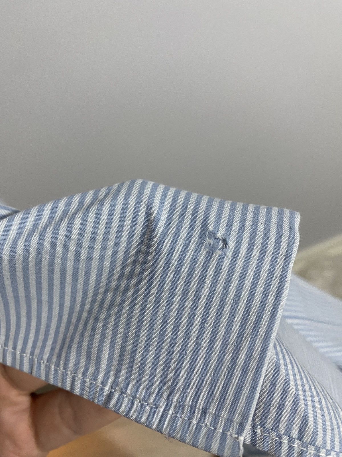 Christian Dior Monsieur Vintage Christian Dior monsieur stripped shirt button up Size US XL / EU 56 / 4 - 7 Thumbnail