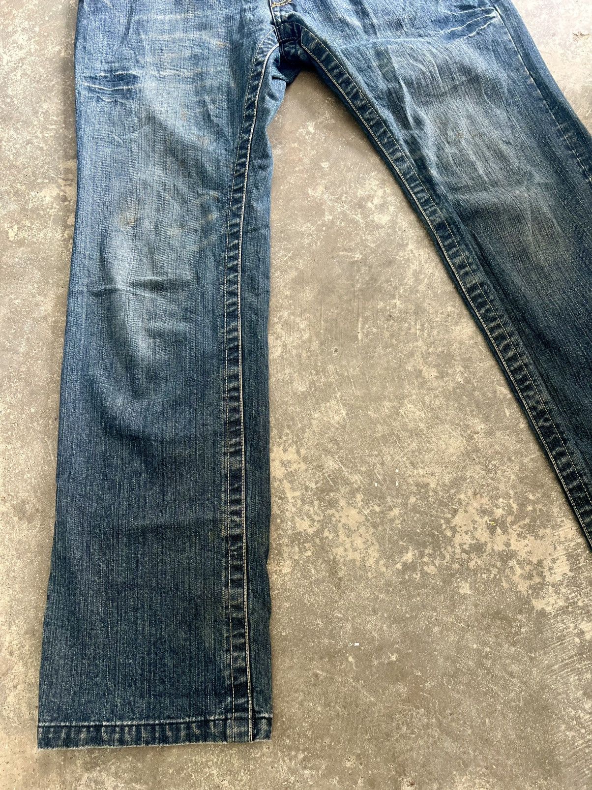 291295=Homme Vintage 291295 Homme Dyed Washed Flare Jeans Size US 34 / EU 50 - 4 Thumbnail