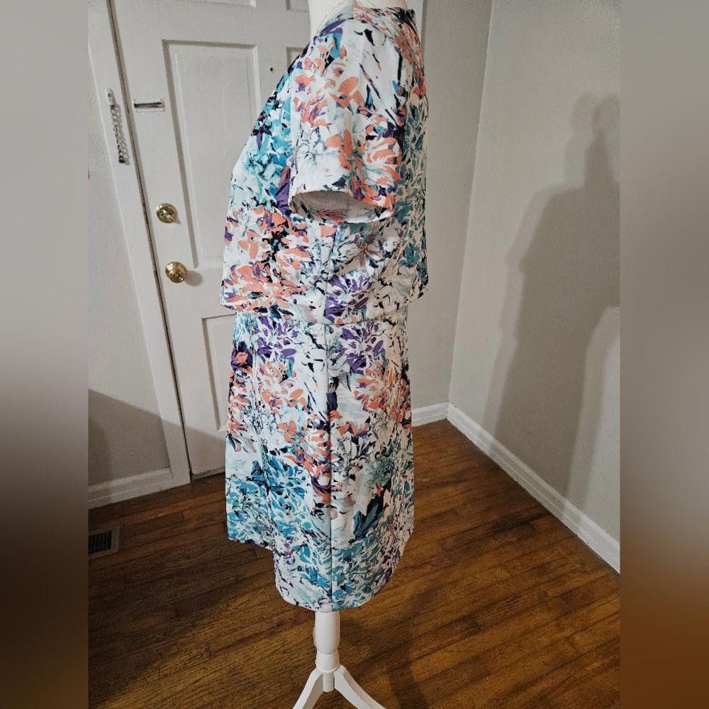 Designer Ivanka trump faux 2 piece dress Size M / US 6-8 / IT 42-44 - 5 Thumbnail