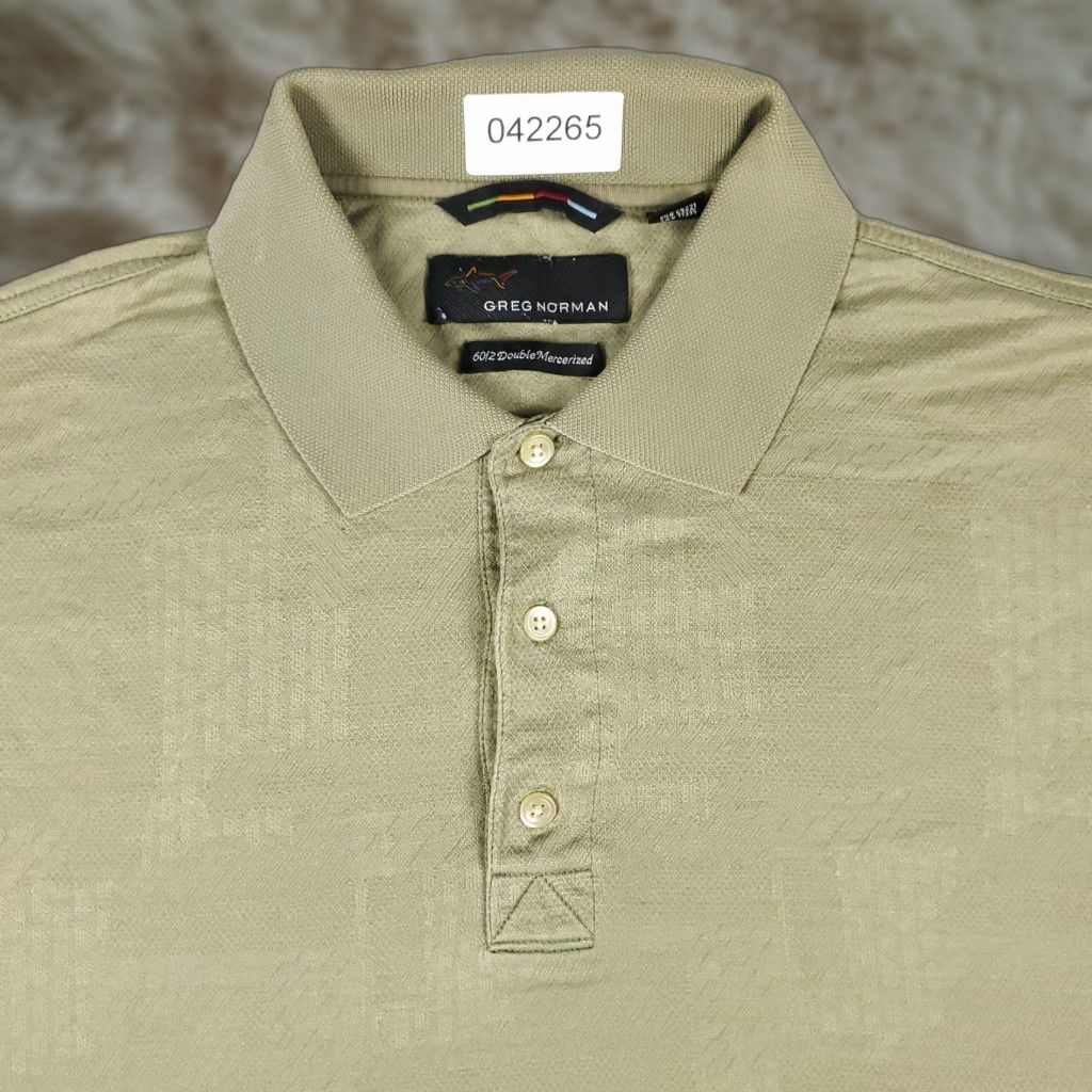Vintage Greg Norman Polo Shirt Mens M Beige Cotton Golf Casual Short Sleeve Polo Shirt Beige Mens M Greg Norman Polo Shirt Size US M / EU 48-50 / 2 - 1 Thumbnail