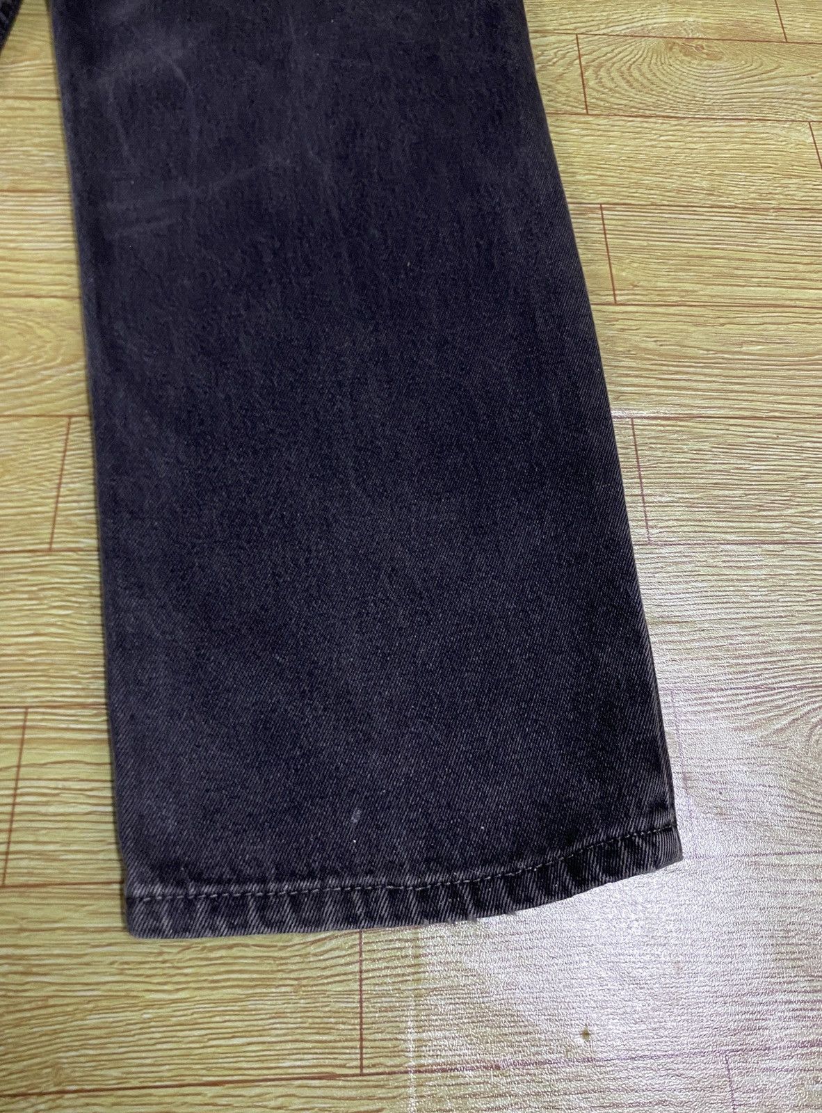 Levi's Very Rare Vintage Levis SuperBlack 550 Loose Jeans 2000s Size US 40 / EU 56 - 8 Thumbnail