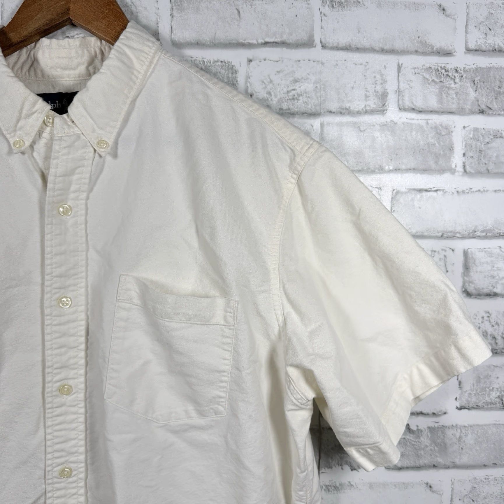 Ralph Lauren Ralph Lauren White Short Sleeve Button Down Shirt Mens Size XL Button-Up Button-Down Collar Casual Wear Regular XS? Size US XL / EU 56 / 4 - 2 Thumbnail