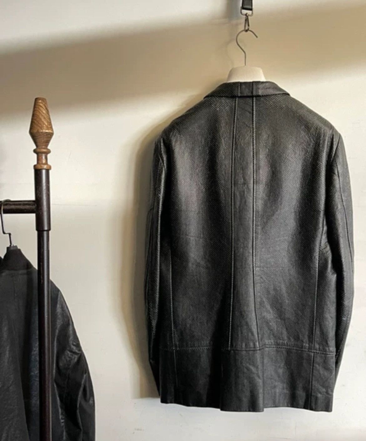 Comme des Garcons Comme des Garçons leather suit leather coat -2505 Size US M / EU 48-50 / 2 - 2 Thumbnail