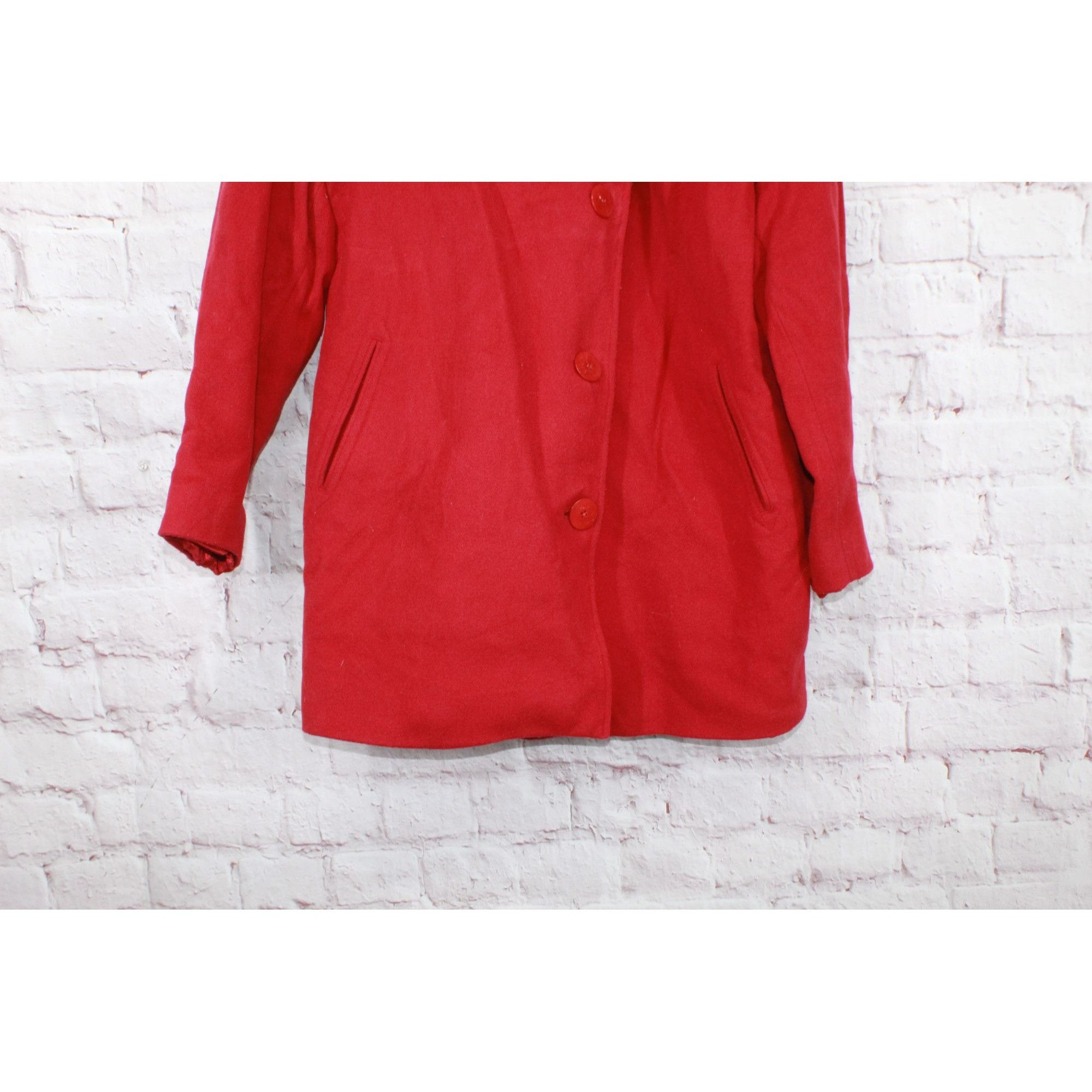 L.L. Bean LL Bean Women's Wool Blend Lined Coat Blazer Jacket Size XXL / US 16-18 / IT 52-54 - 3 Thumbnail