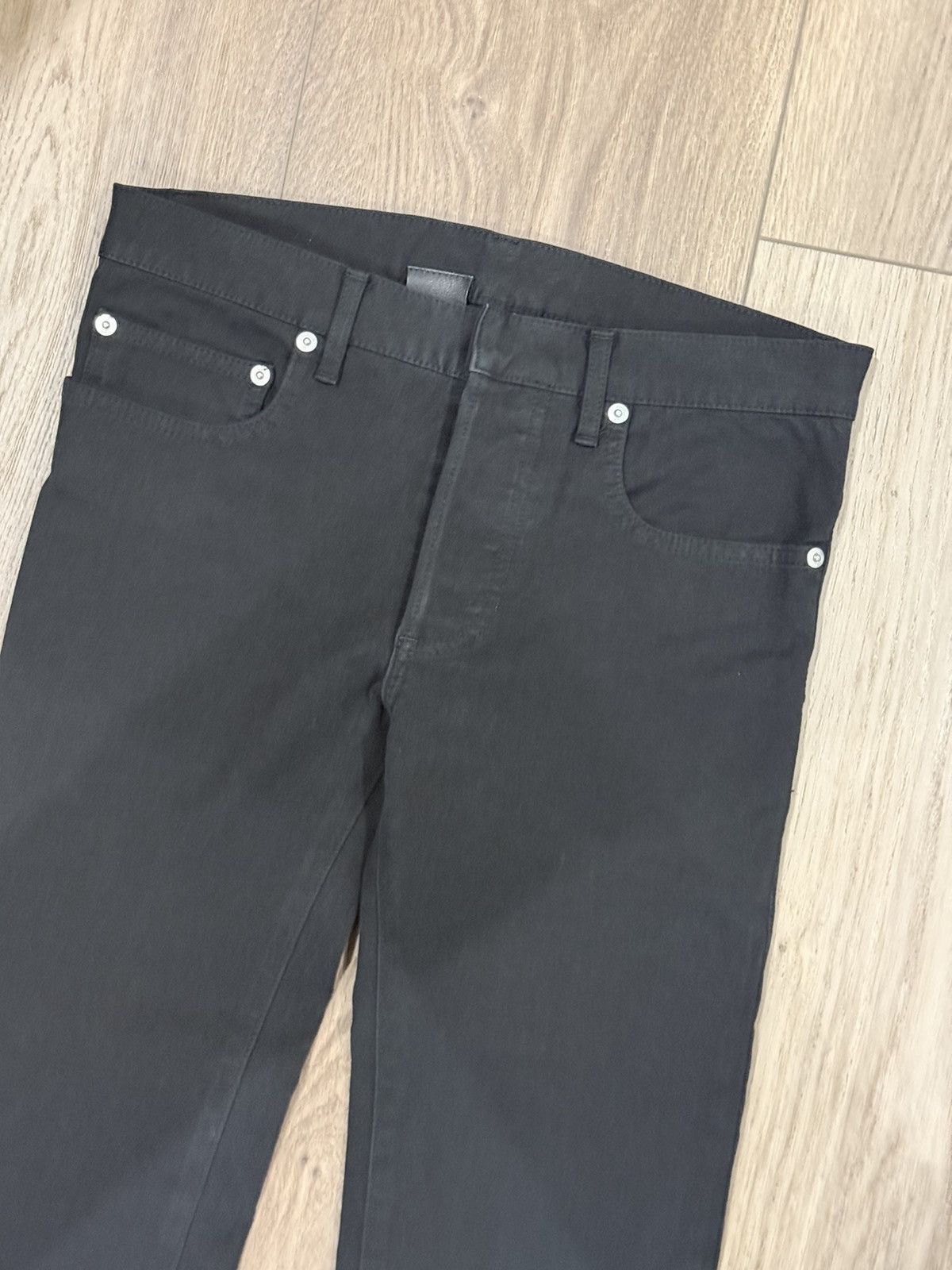 Dior JAPAN EXCLUSIVE Black Dior Jeans Size US 27 - 2 Thumbnail