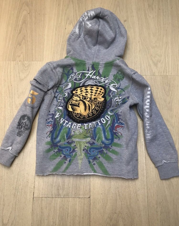 Ed Hardy Ed hardy made in usa vintage 90s archive bulldog very rare Size XXS / US 00 / IT 34 - 1 Thumbnail
