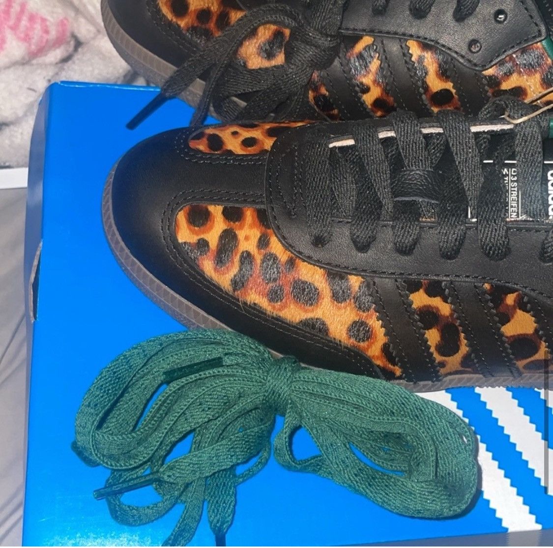 Adidas adidas Samba OG Black Green Leopard Size US 7.5 / IT 37.5 - 8 Thumbnail
