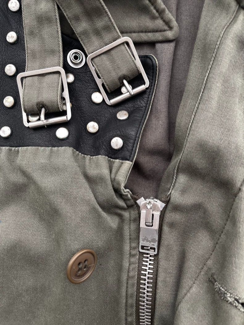 Saint Laurent Paris Saint Laurent Paris Military green button studded patchwork Size US S / EU 44-46 / 1 - 7 Thumbnail