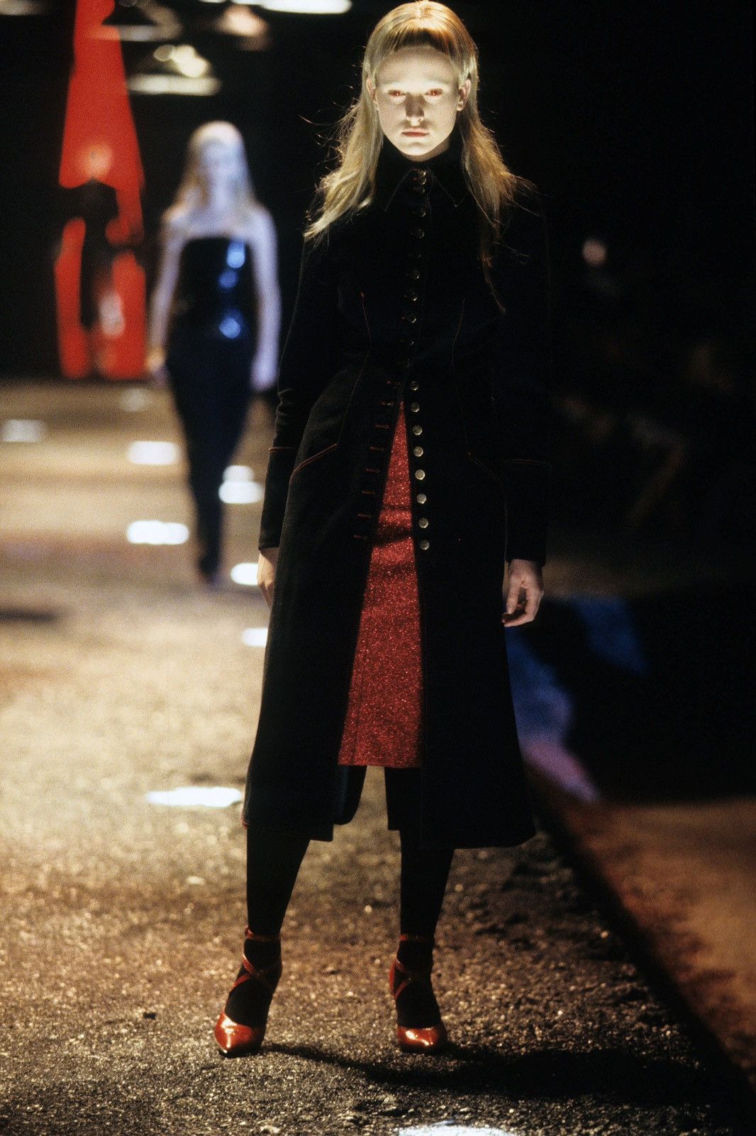 Alexander McQueen Alexander McQueen AW98 Victorian Button Tailored Denim Coat Size US S / EU 44-46 / 1 - 16 Thumbnail