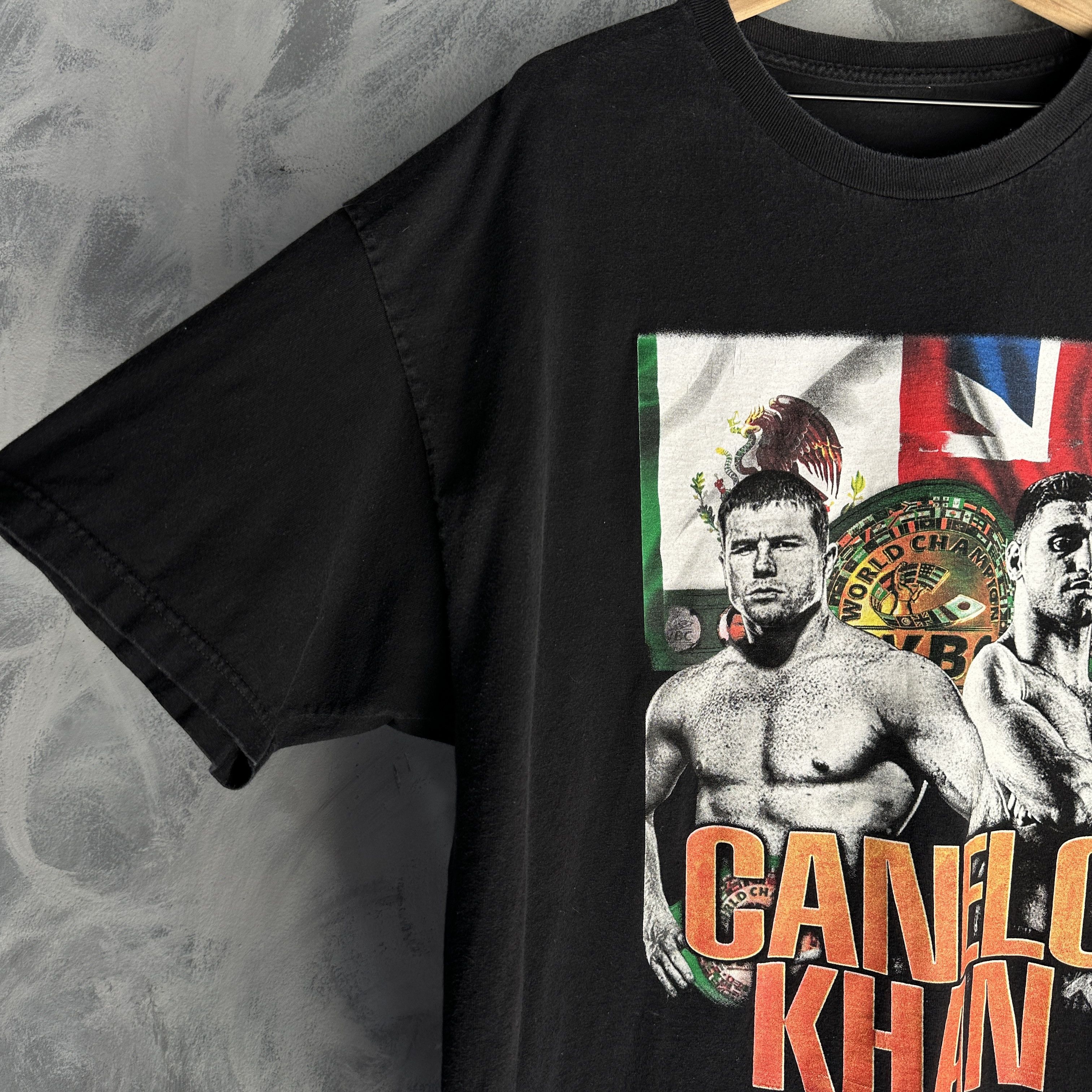 Other Vtg Canelo vs Amir Khan T-Shirt Mens 2XL Black Boxing Fight Size US XXL / EU 58 / 5 - 4 Thumbnail