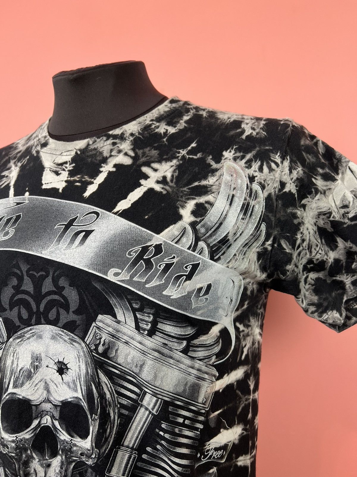 Vintage Wild copyright skull motor moto shirt tee vintage rock Size US S / EU 44-46 / 1 - 8 Thumbnail